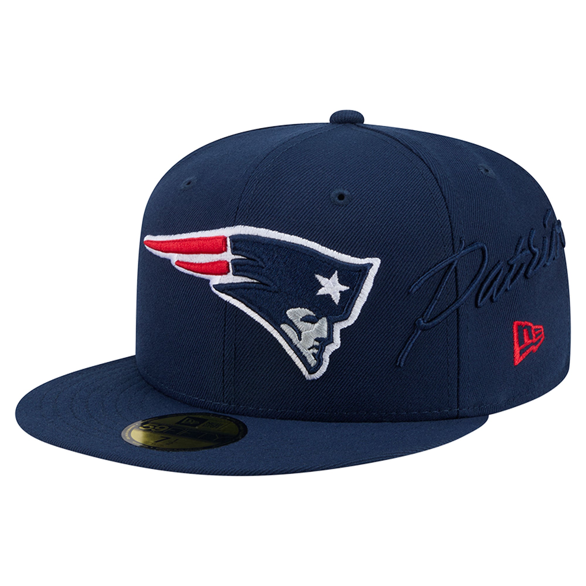 Casquette ajustée New Era 59FIFTY bleu marine pour homme, logo England Patriots.