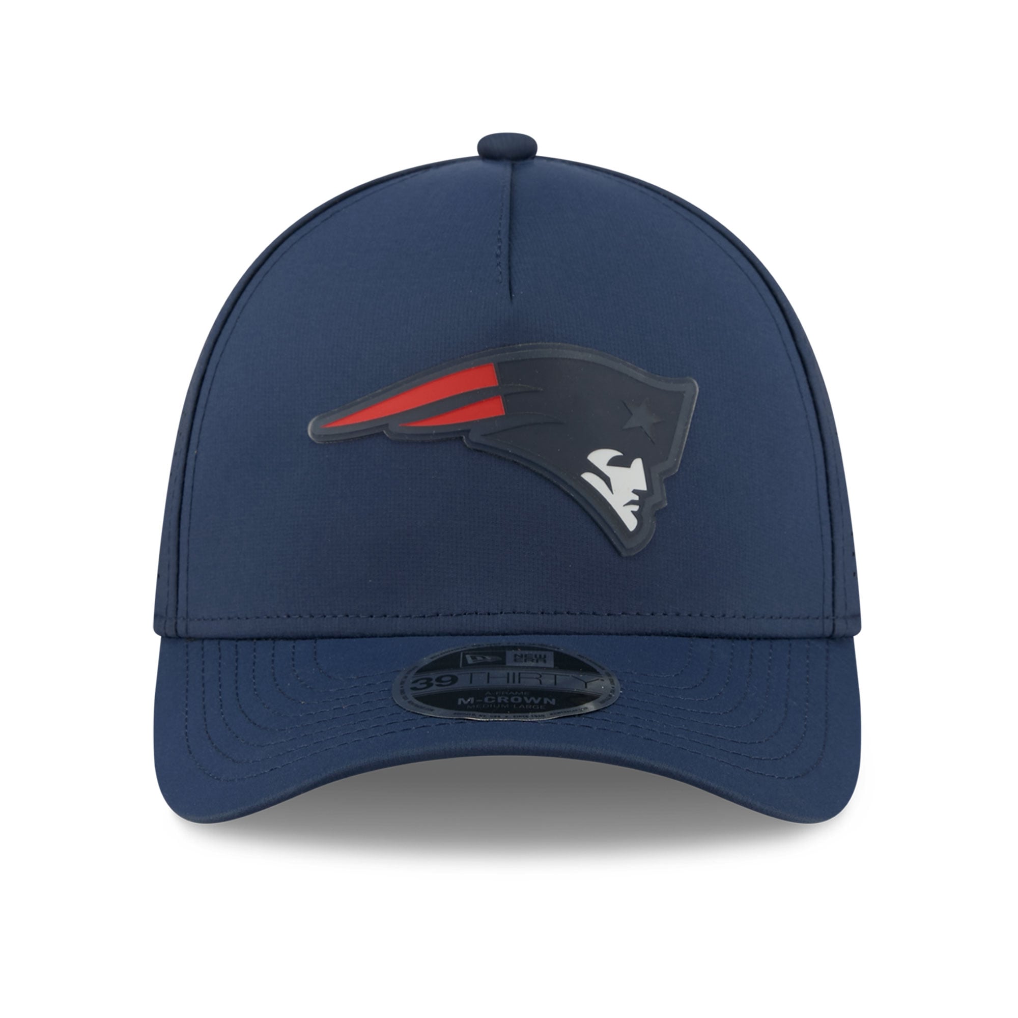 Casquette New Era 39THIRTY Flex bleu marine England Patriots pour homme