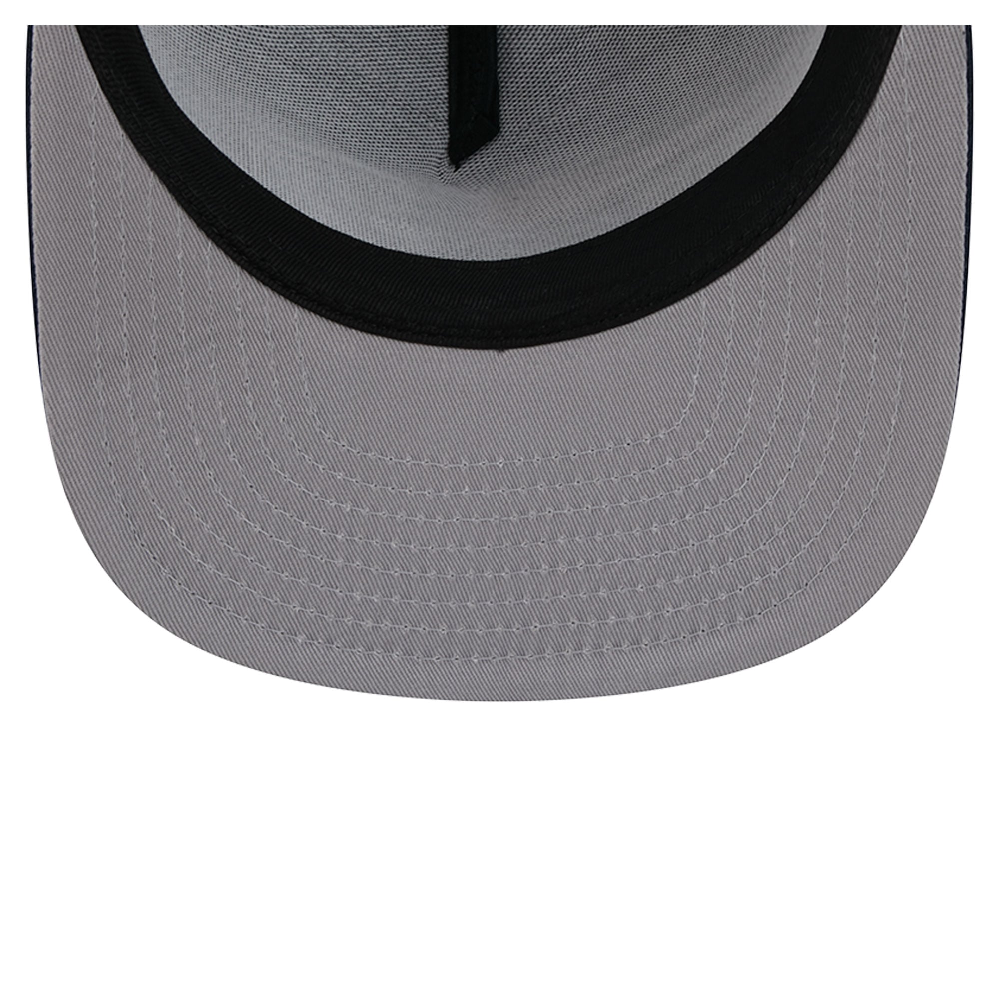 Casquette trucker New Era 9FIFTY Snapback pour homme, bleu marine/rouge, New England Patriots, maille, style A-Frame.