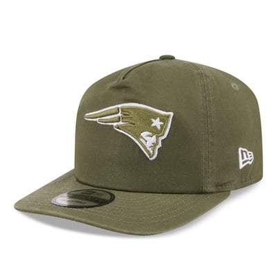 New England Patriots New Era Color Pack 19TWENTY Adjustable Hat - Olive