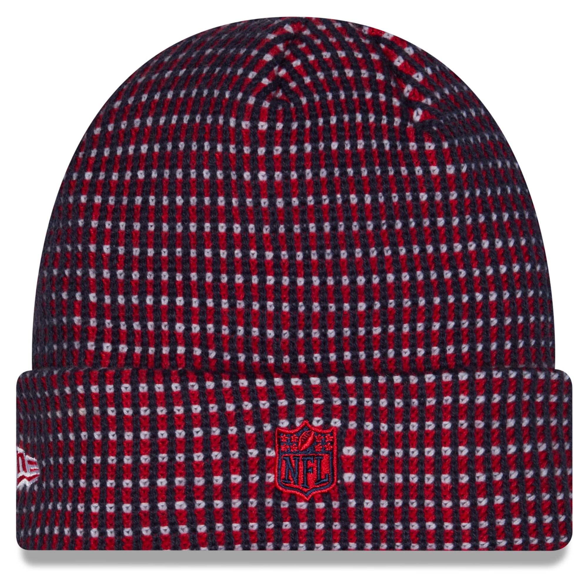 Bonnet à revers New Era rouge New England Patriots 2026 pour homme