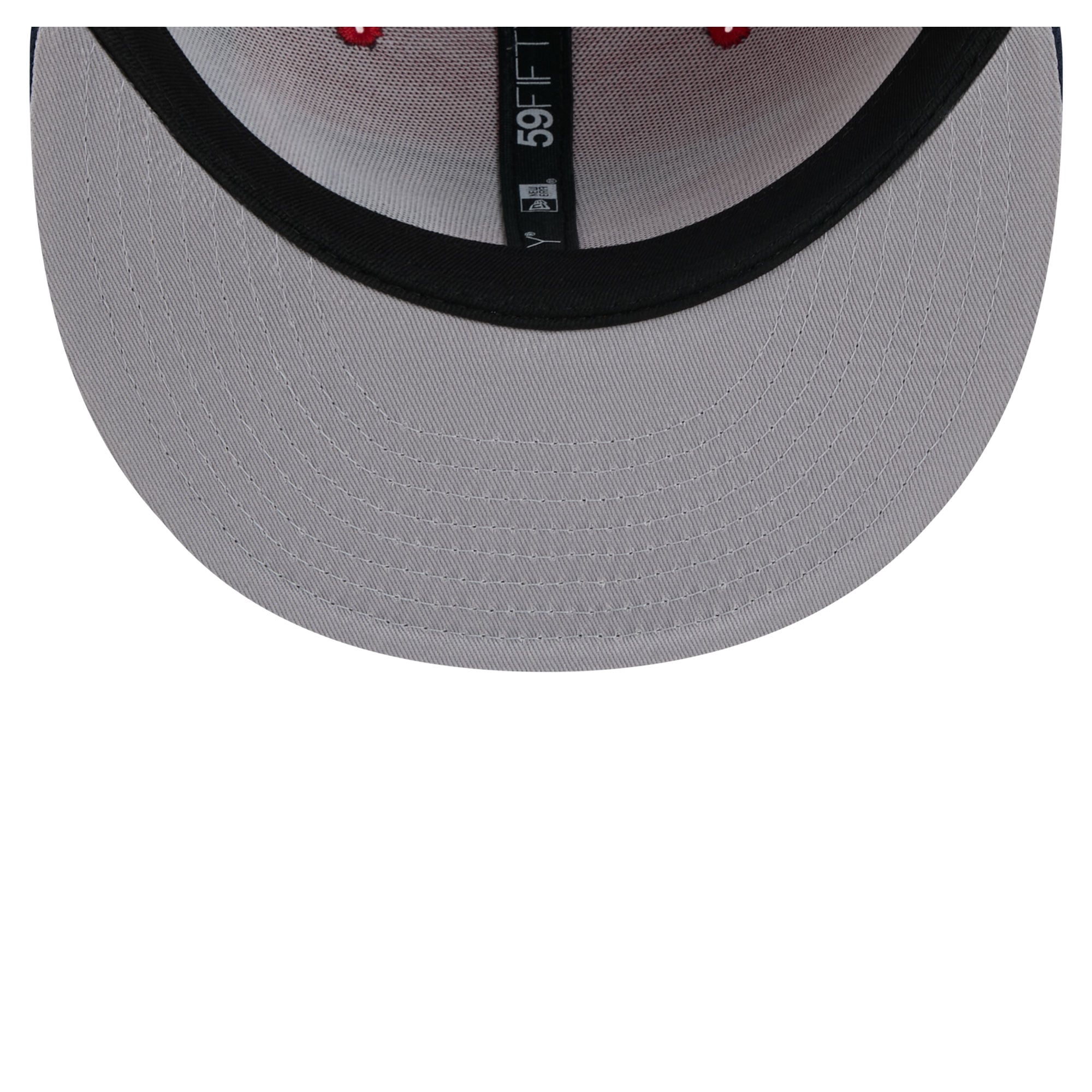 Men's New Era Red/Navy England Patriots Shock 59FIFTY Fitted Hat