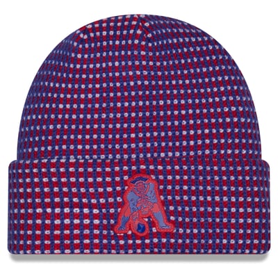 New England Patriots New Era 2026 Sideline Cold Weather  Cuffed Knit Hat - Royal