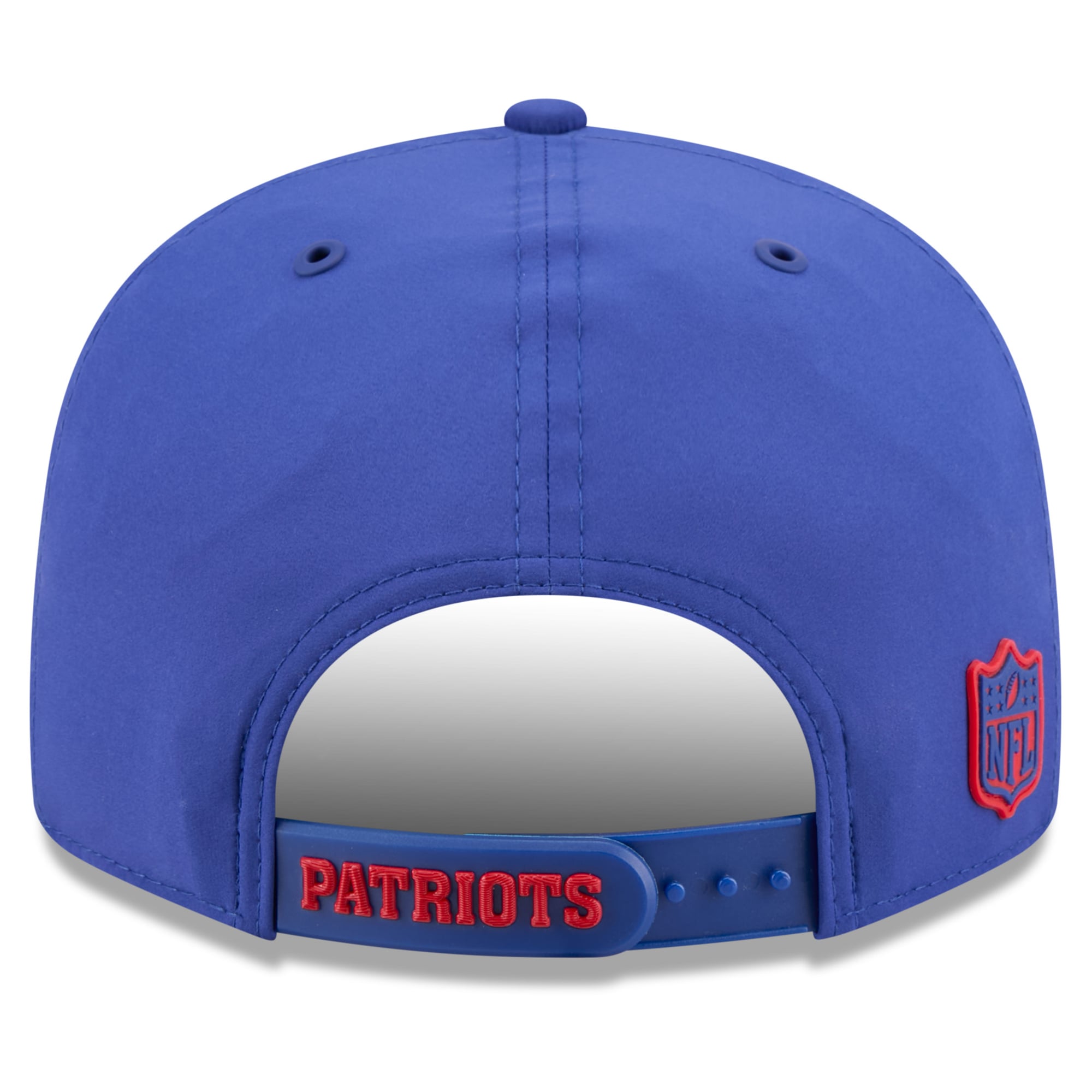 Casquette snapback New Era Royal New England Patriots 2026 Sideline Throwback 9FIFTY pour homme