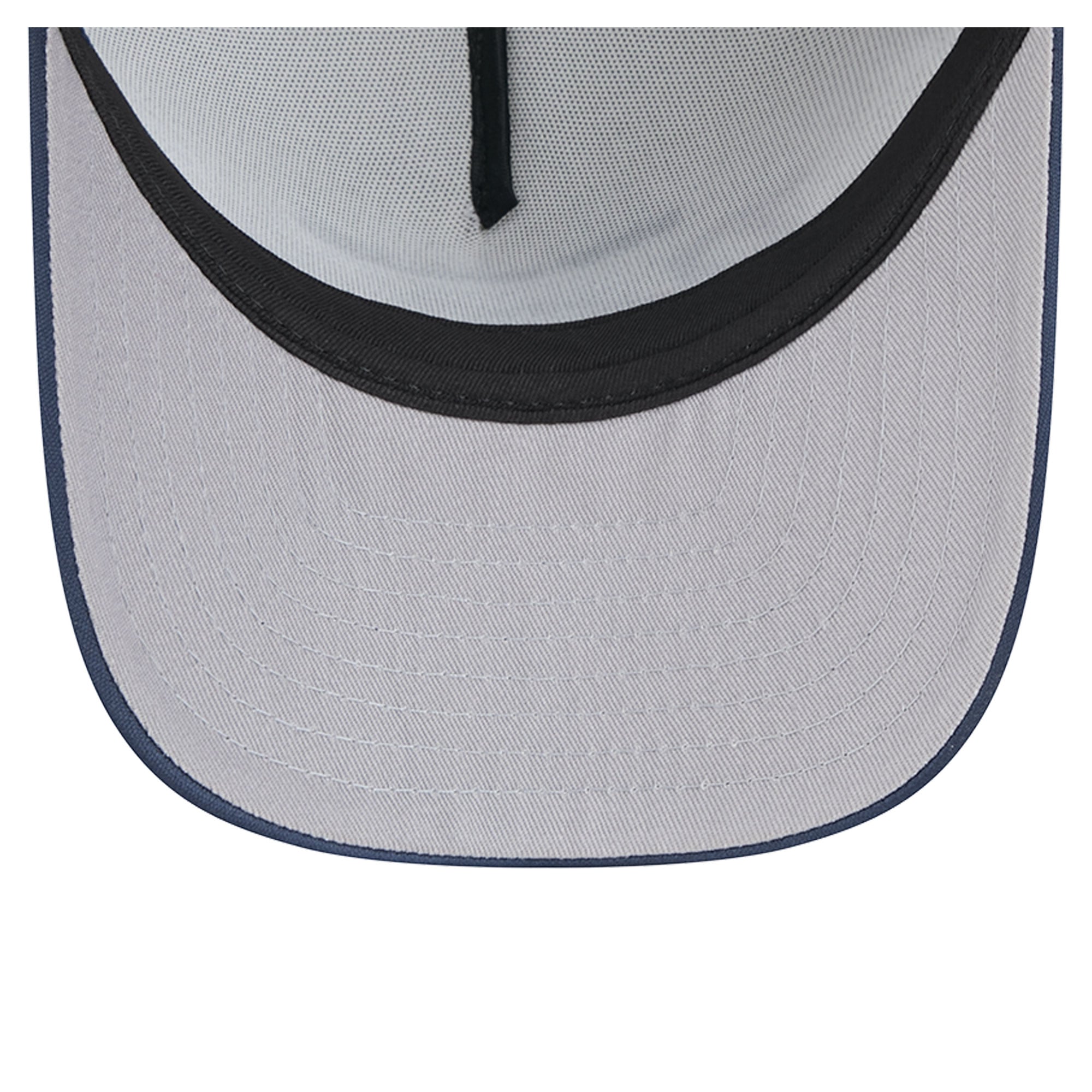 Men's New Era White/Navy New England Patriots Foam A-Frame 9FIFTY Snapback Trucker Hat