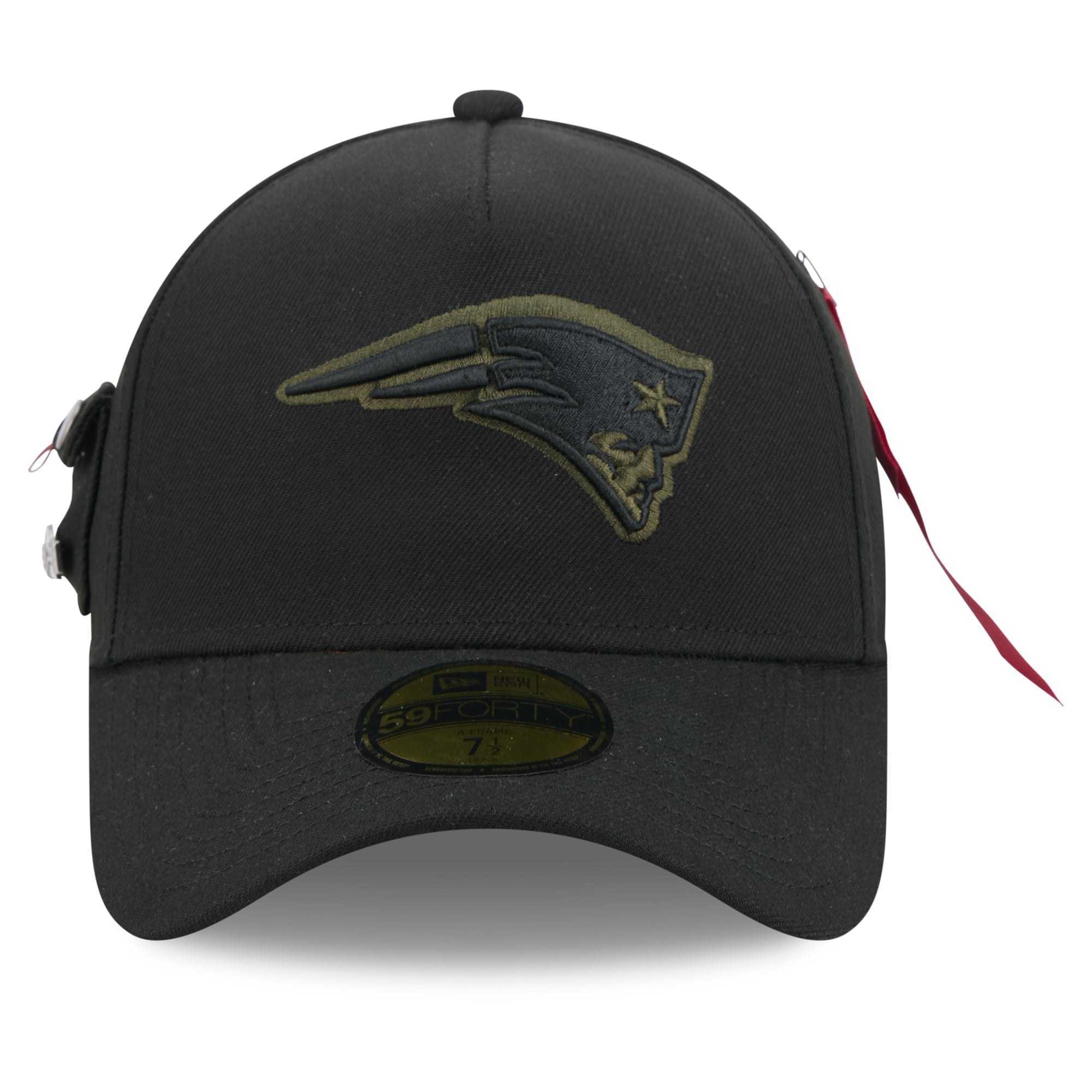 Casquette ajustée New Era x Alpha Industries noire England Patriots 59FORTY pour homme