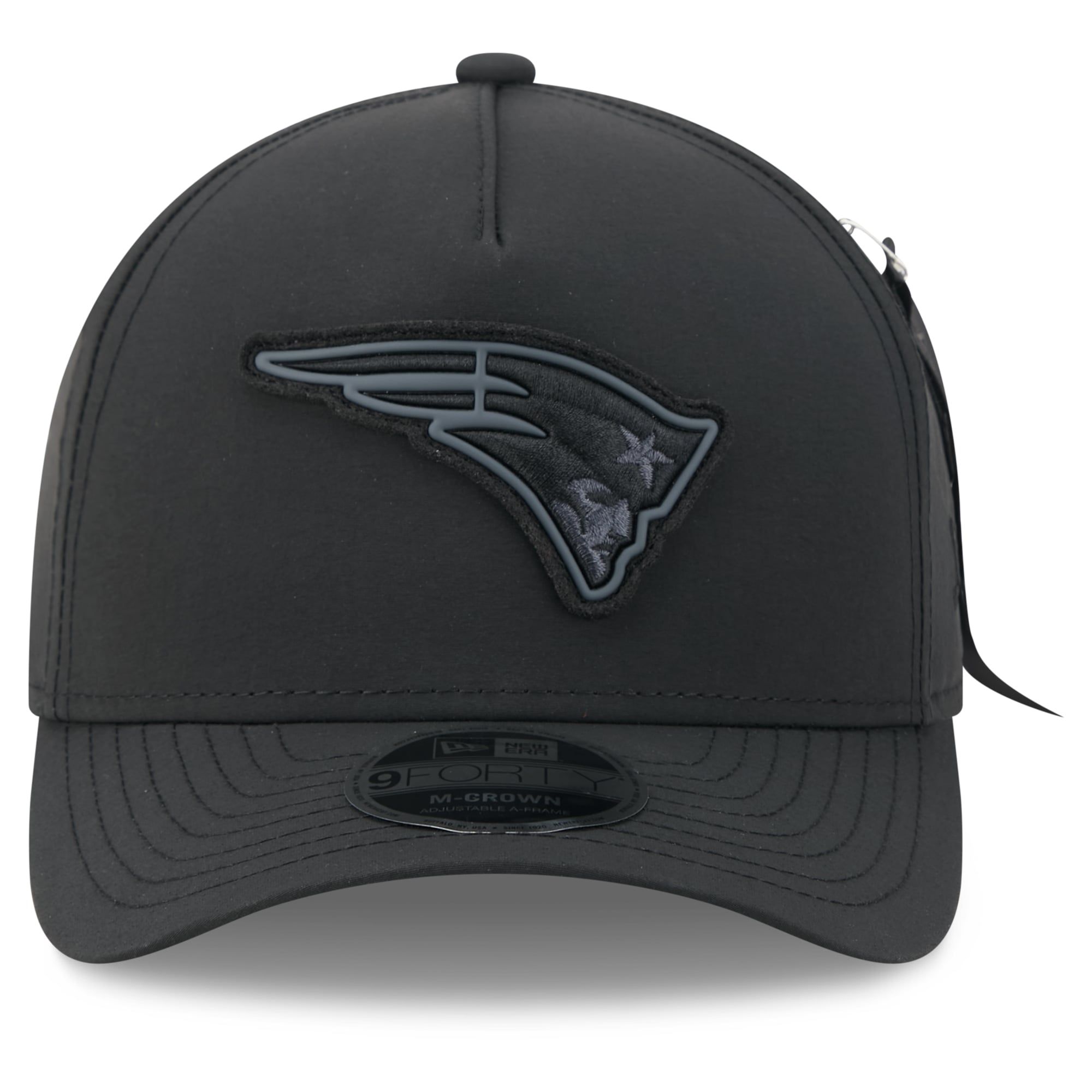 Casquette ajustable New Era x Alpha Industries noire New England Patriots A-Frame 9FORTY pour homme