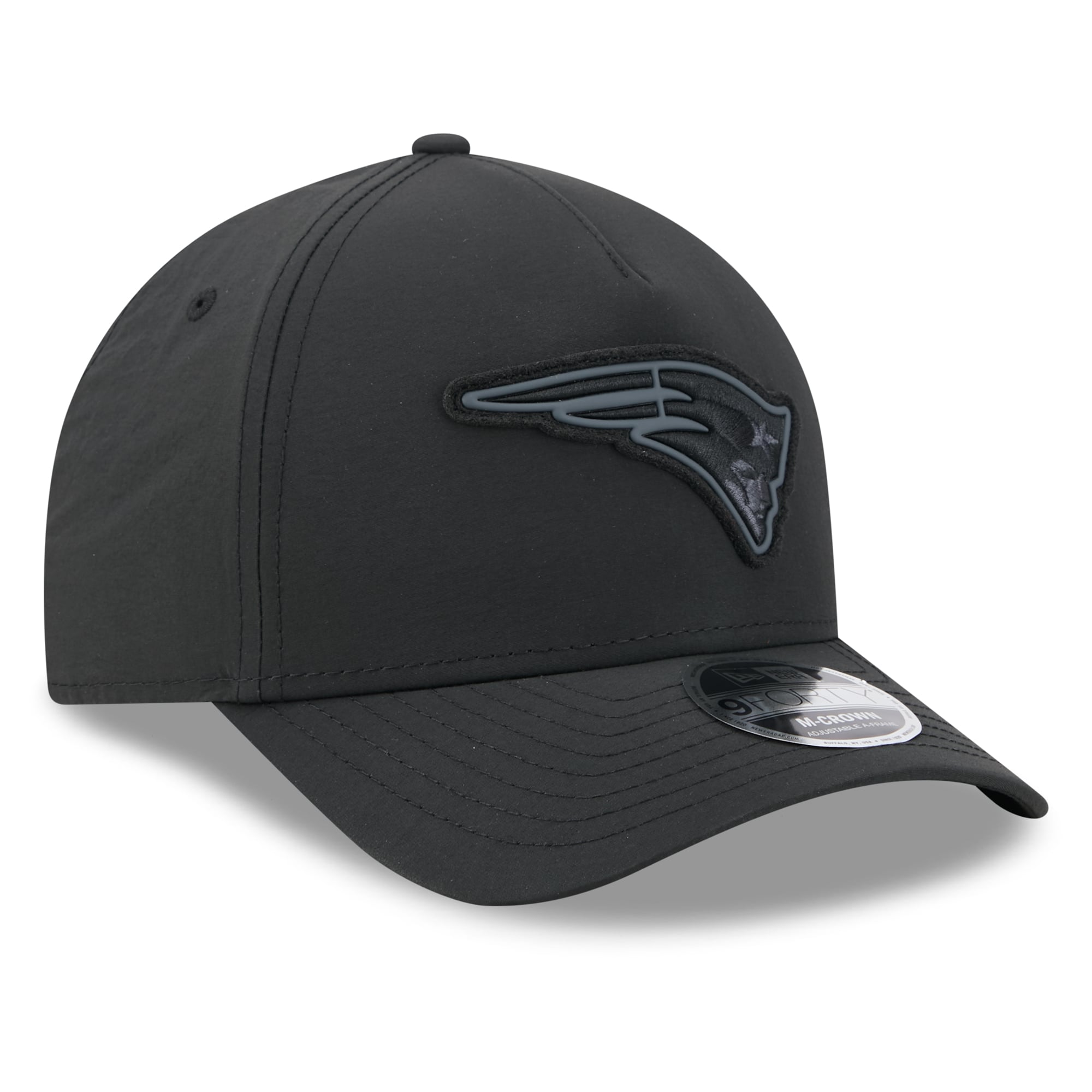 Casquette ajustable New Era x Alpha Industries noire New England Patriots A-Frame 9FORTY pour homme