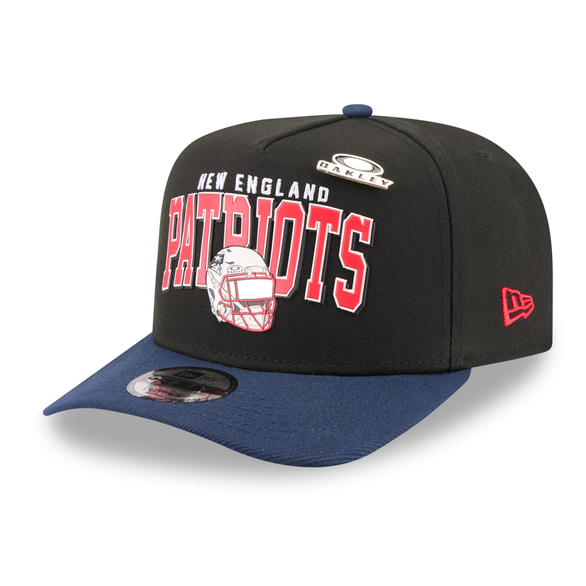 Men's New Era x Oakley Black New England Patriots 9FIFTY A-Frame Snapback Hat