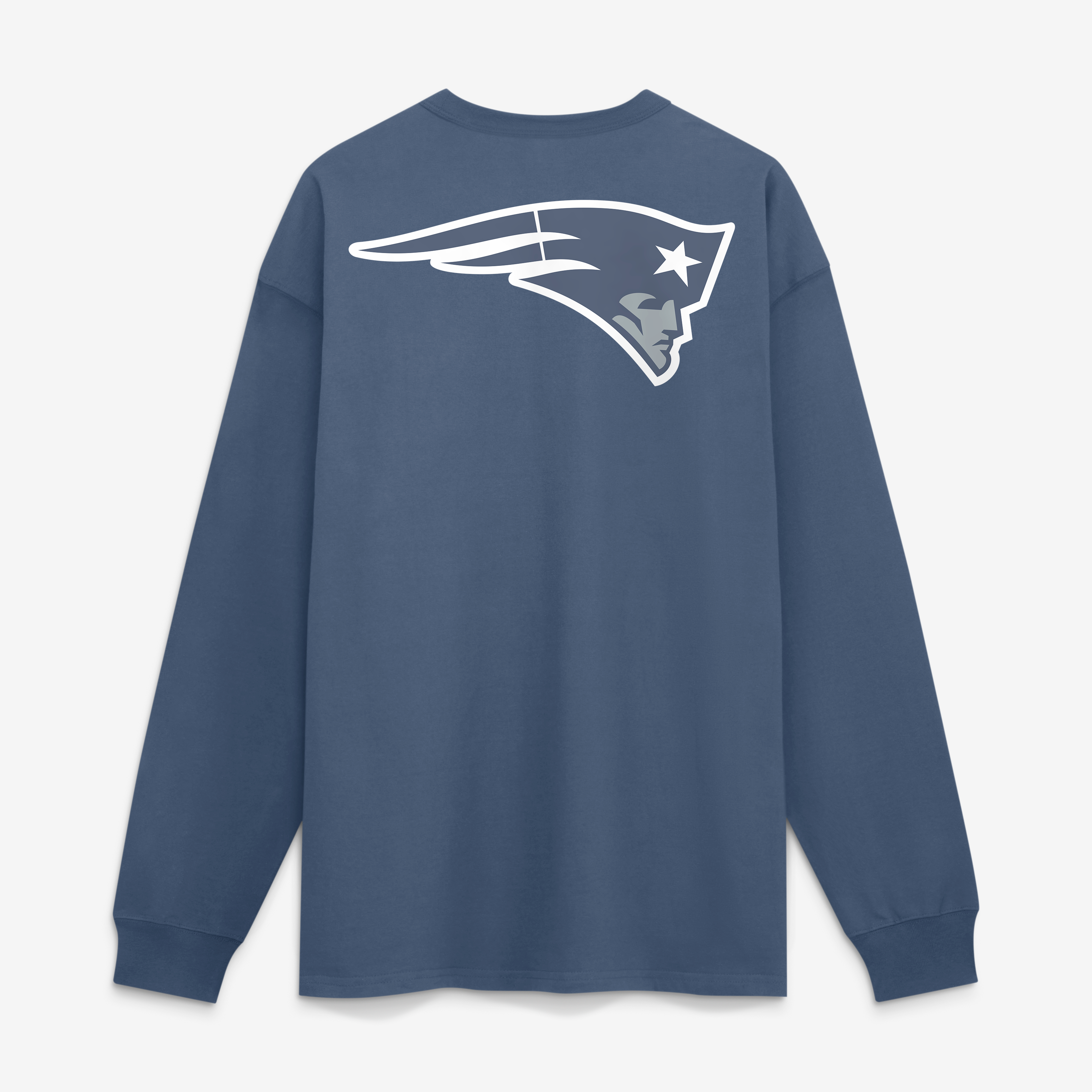 Men's Nike Blue New England Patriots Rivalries Collection Max90 Long Sleeve T-Shirt