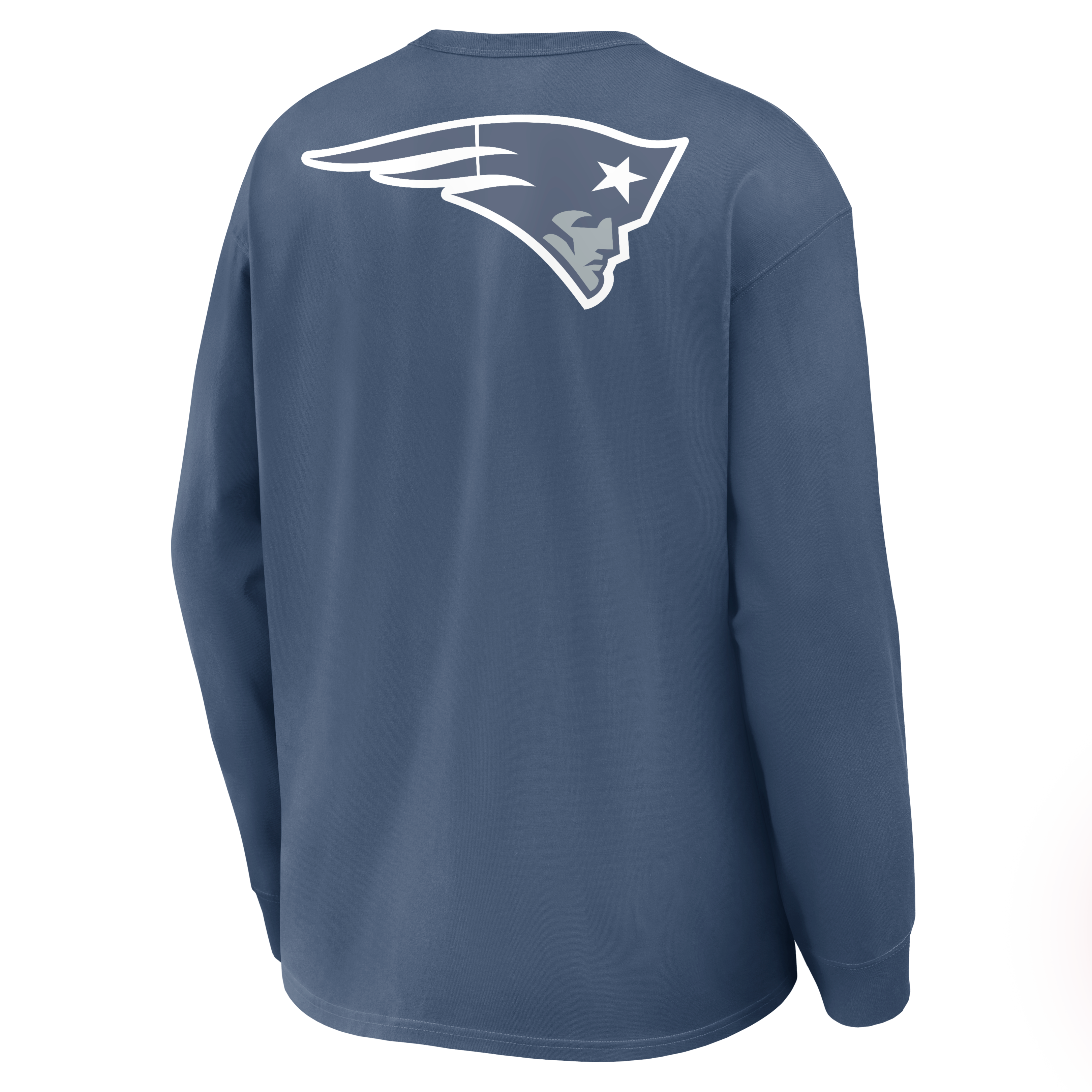 Men's Nike Blue New England Patriots Rivalries Collection Max90 Long Sleeve T-Shirt