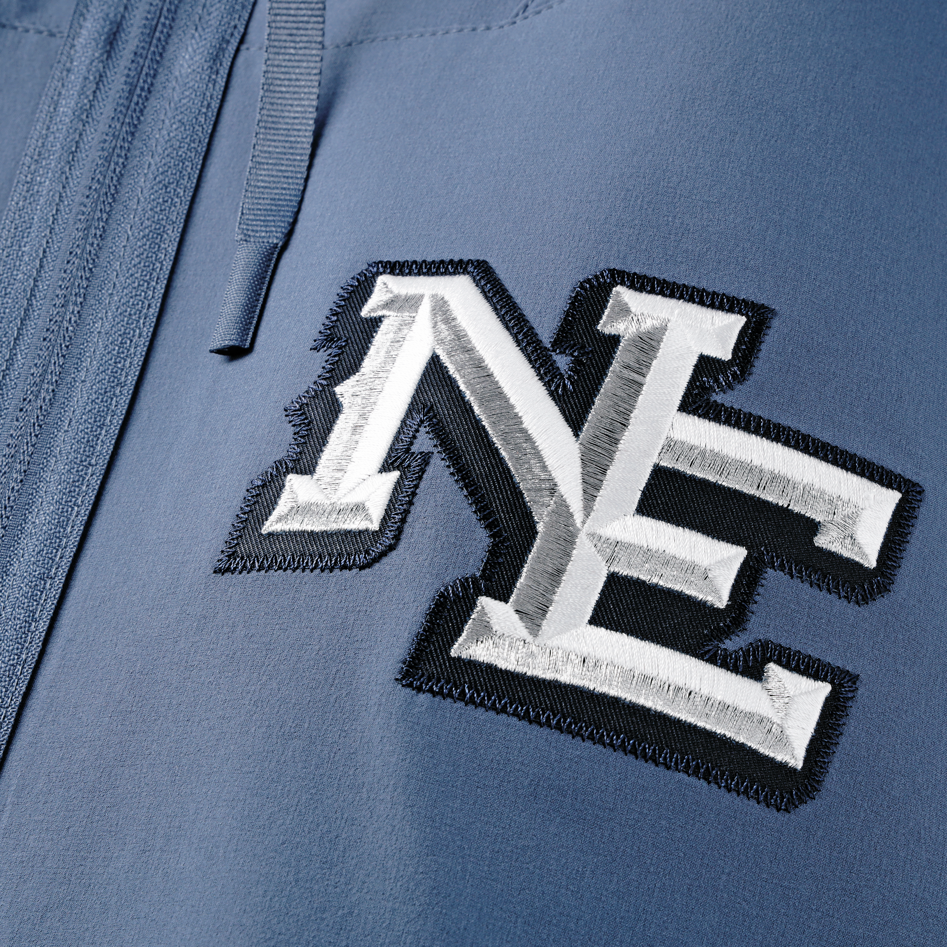 Men's Nike Blue New England Patriots Rivalries Collection Sideline Anorak Half-Zip Jacket