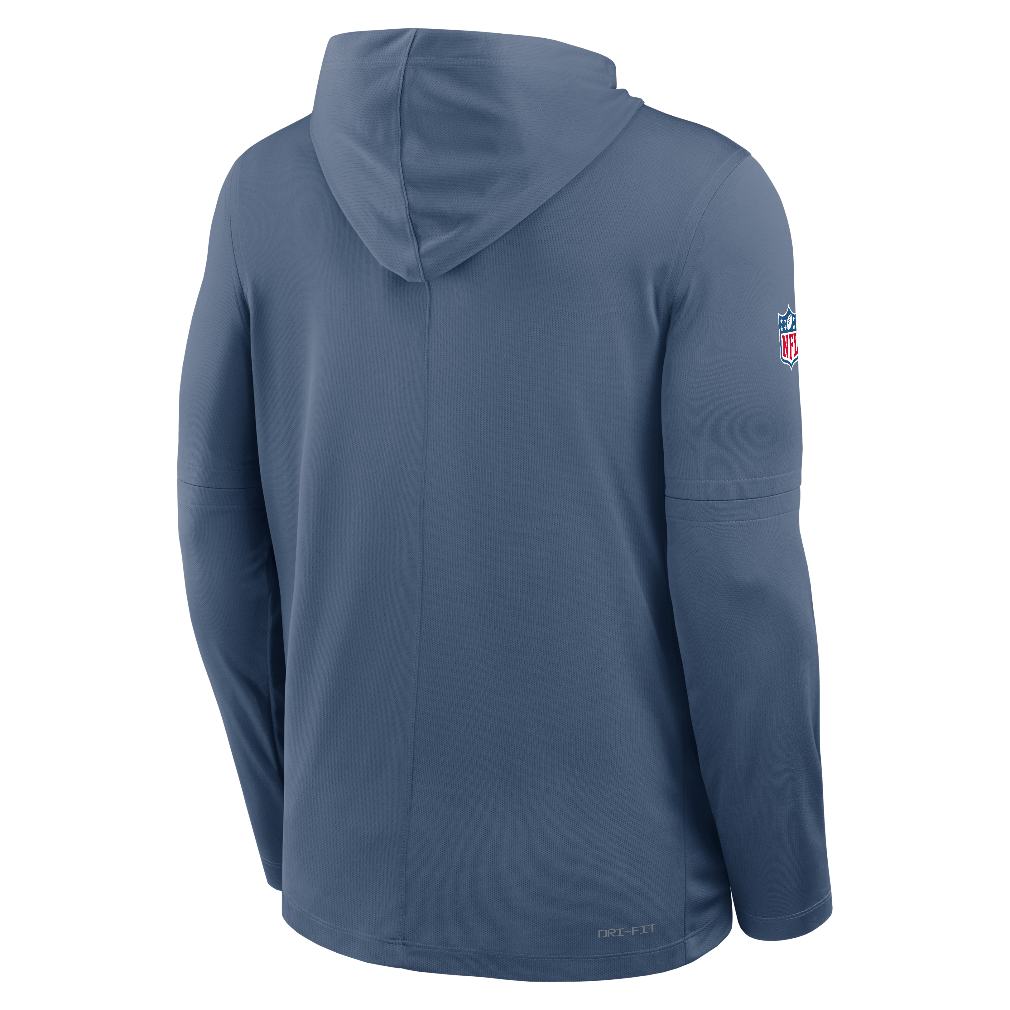 Men's Nike Blue New England Patriots Rivalries Collection Sideline Lightweight Hooded Long Sleeve Top
