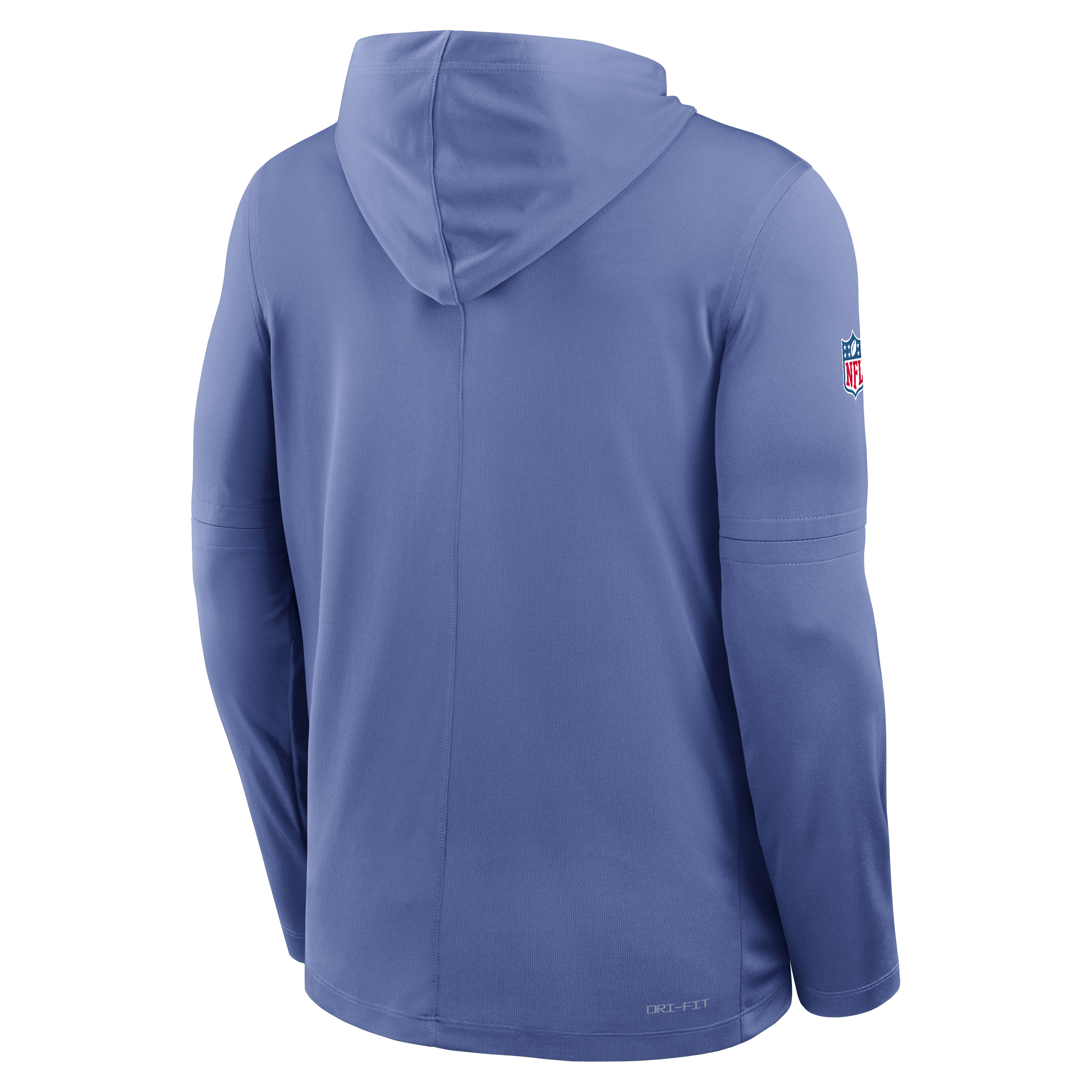 Men's Nike  Blue New England Patriots Rivalries Collection Sideline Lightweight Hooded Long Sleeve Top
