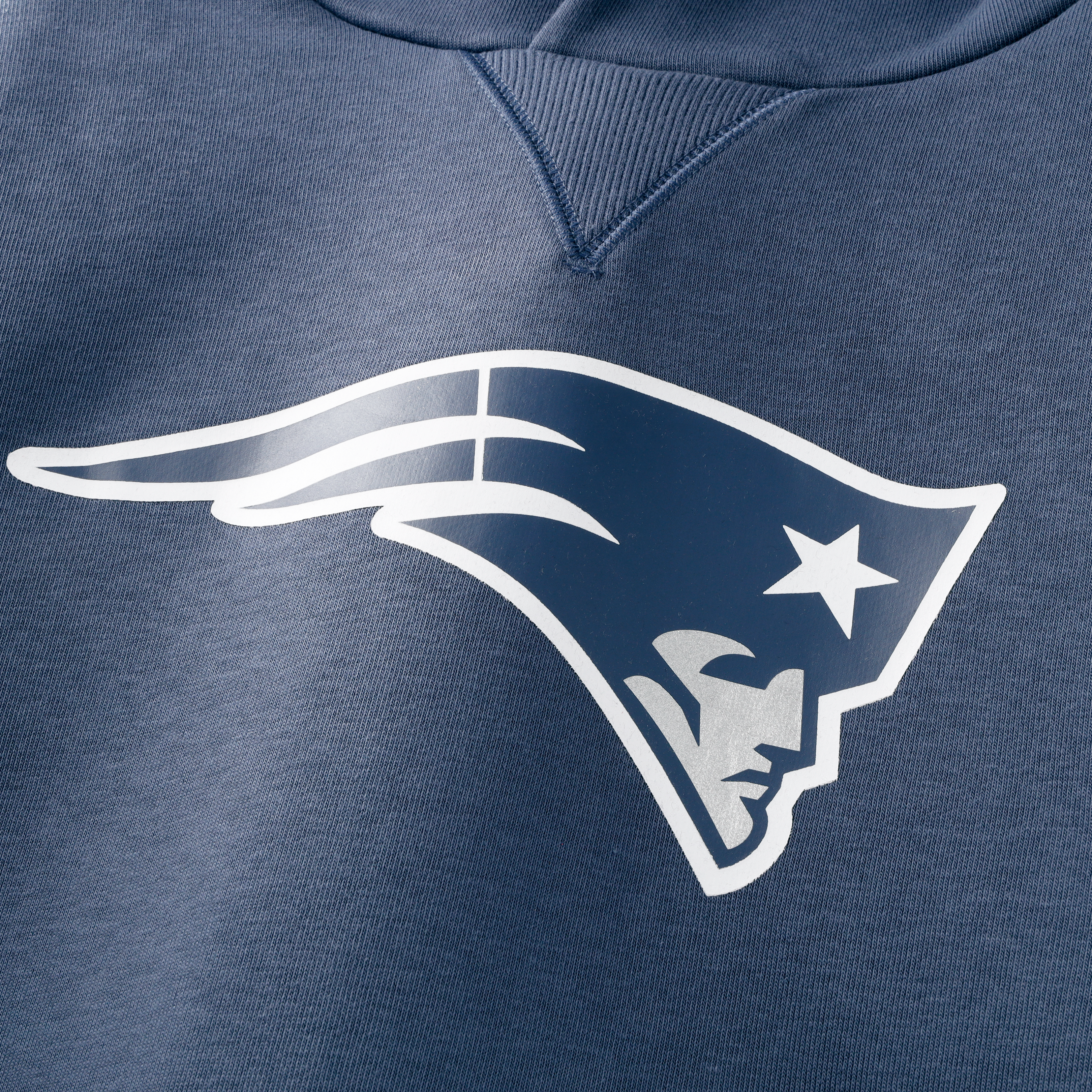 Men's Nike Blue New England Patriots Rivalries Collection Sideline Sleeveless Fleece Hoodie
