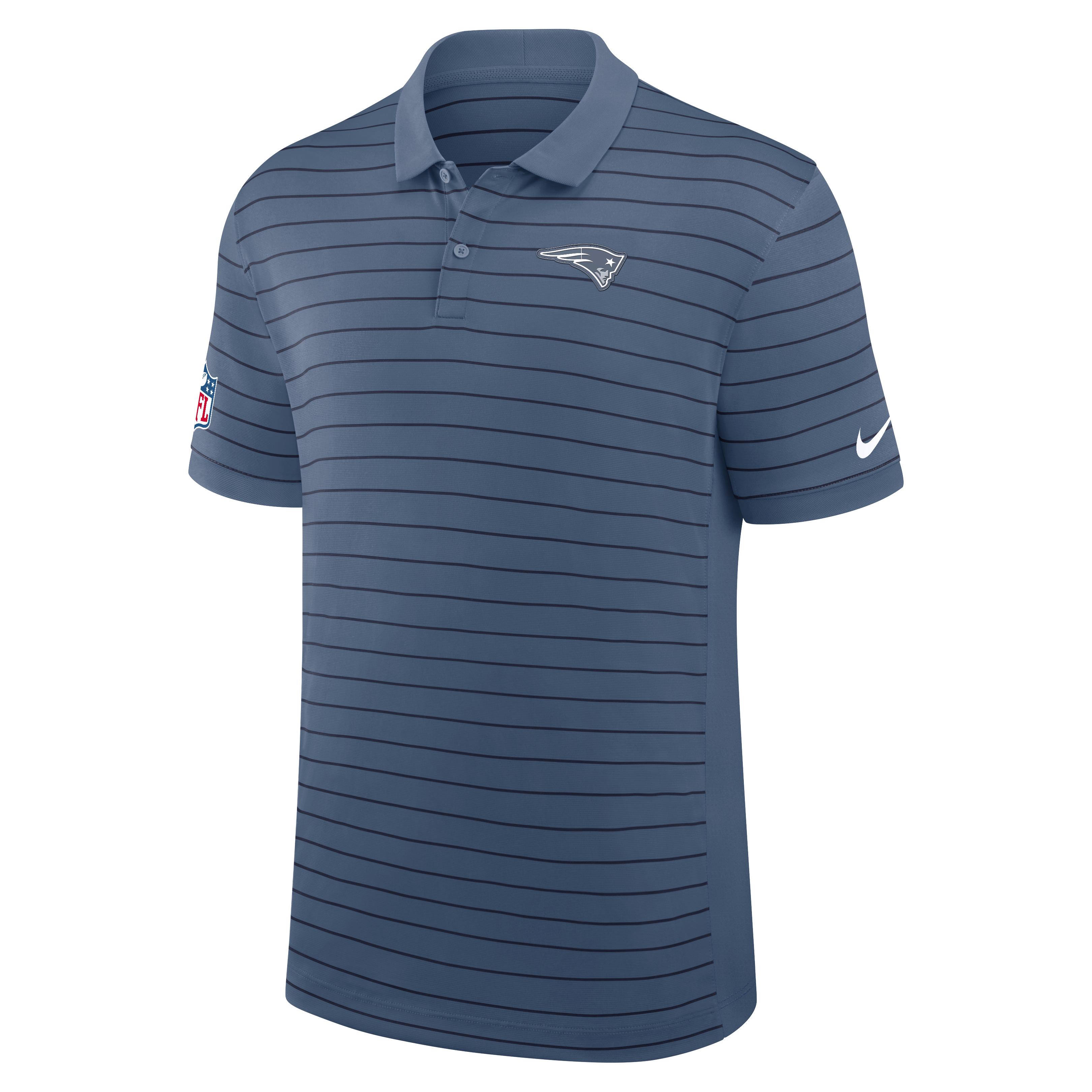 Men's Nike Blue New England Patriots Rivalries Collection Sideline Victory Polo