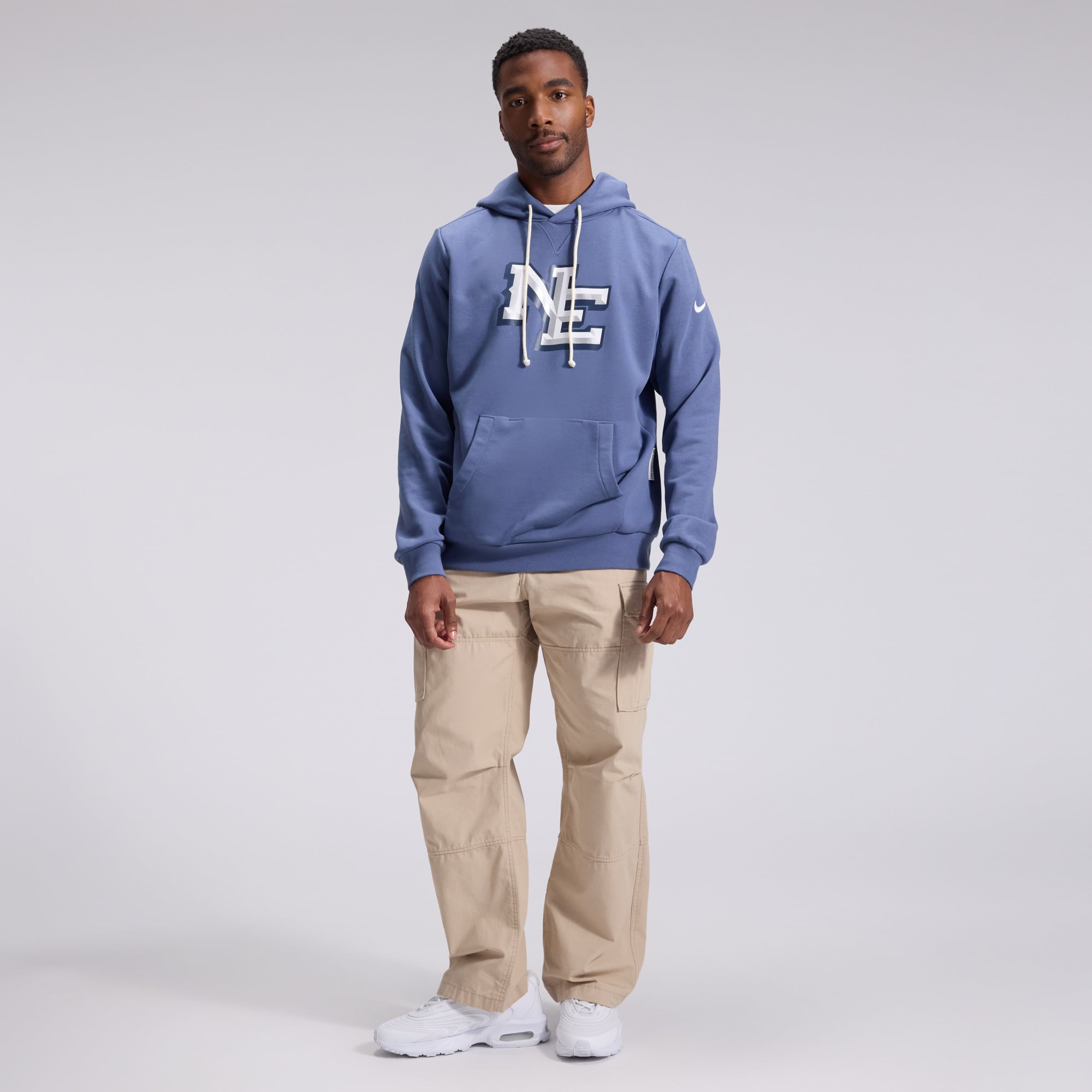 Men's Nike  Blue New England Patriots Rivalries Collection Standard Issue Sideline Pullover Hoodie
