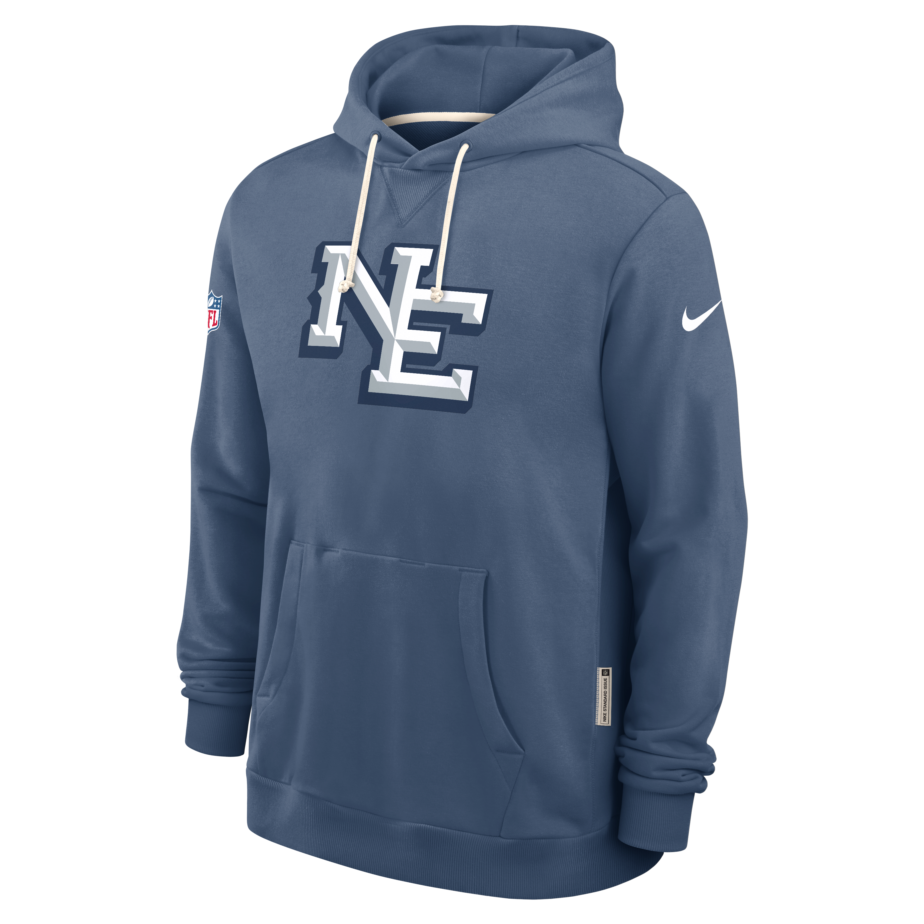 Men's Nike  Blue New England Patriots Rivalries Collection Standard Issue Sideline Pullover Hoodie