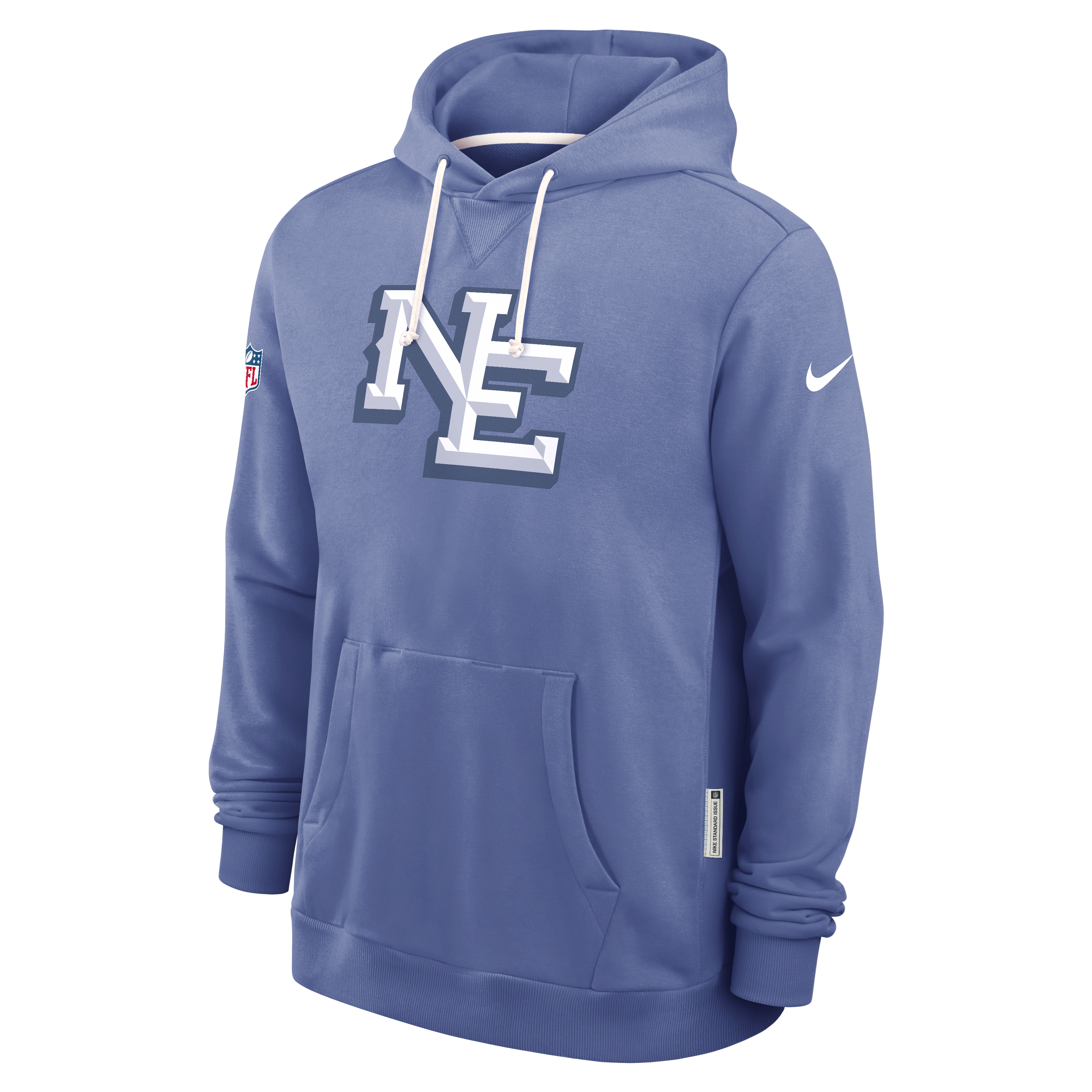 Men's Nike  Blue New England Patriots Rivalries Collection Standard Issue Sideline Pullover Hoodie