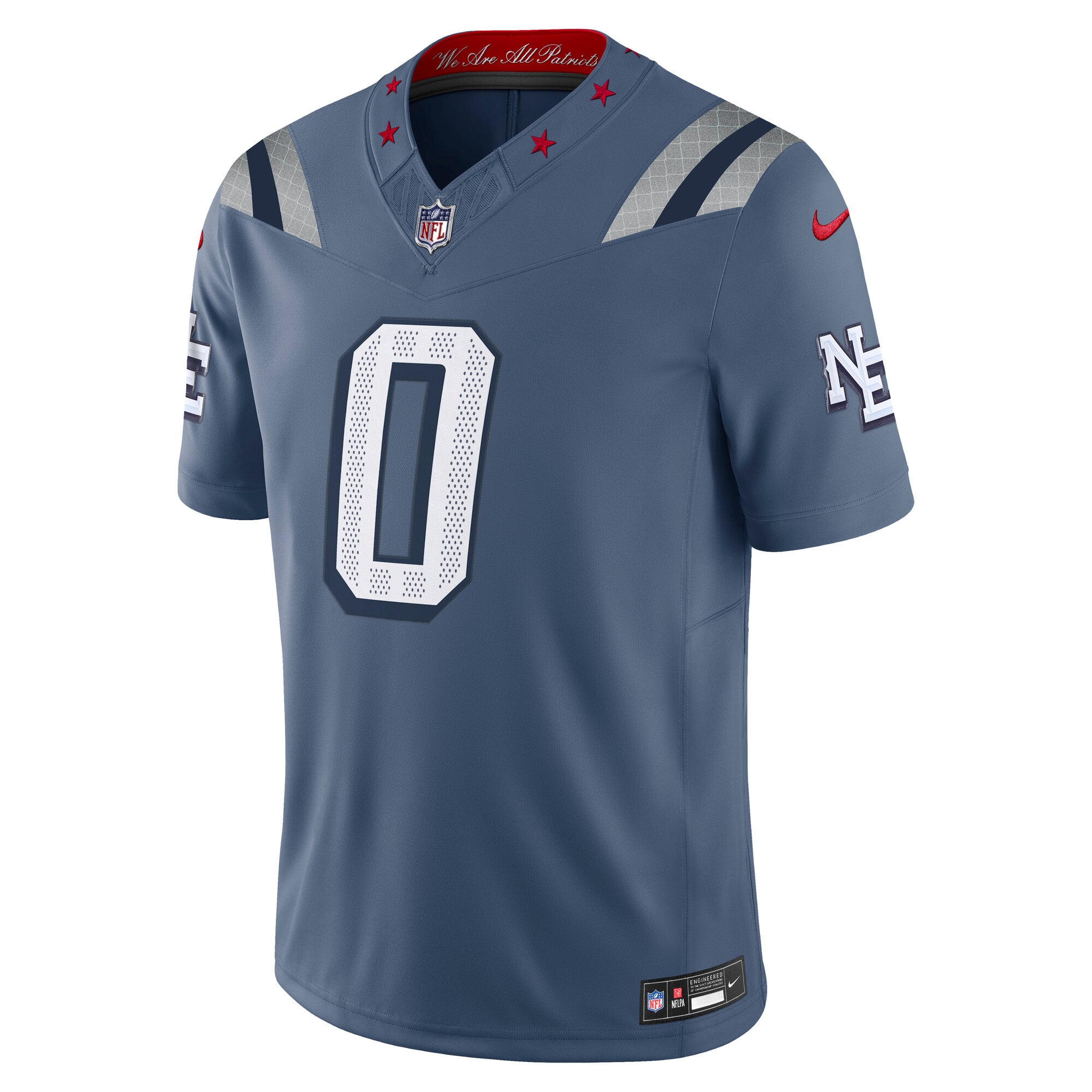 Maillot Nike Christian Gonzalez bleu New England Patriots Rivalries Collection, édition limitée cousue