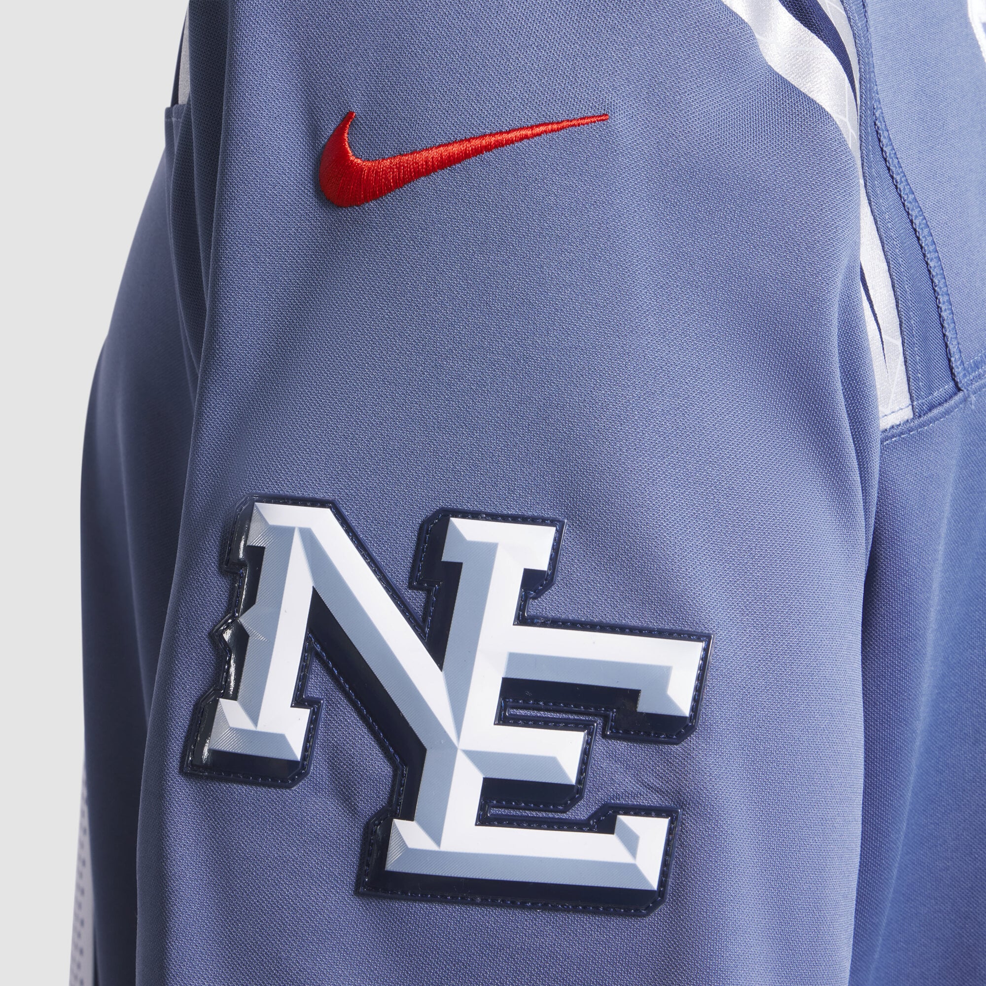 Maillot Nike Christian Gonzalez bleu New England Patriots Rivalries Collection, édition limitée cousue