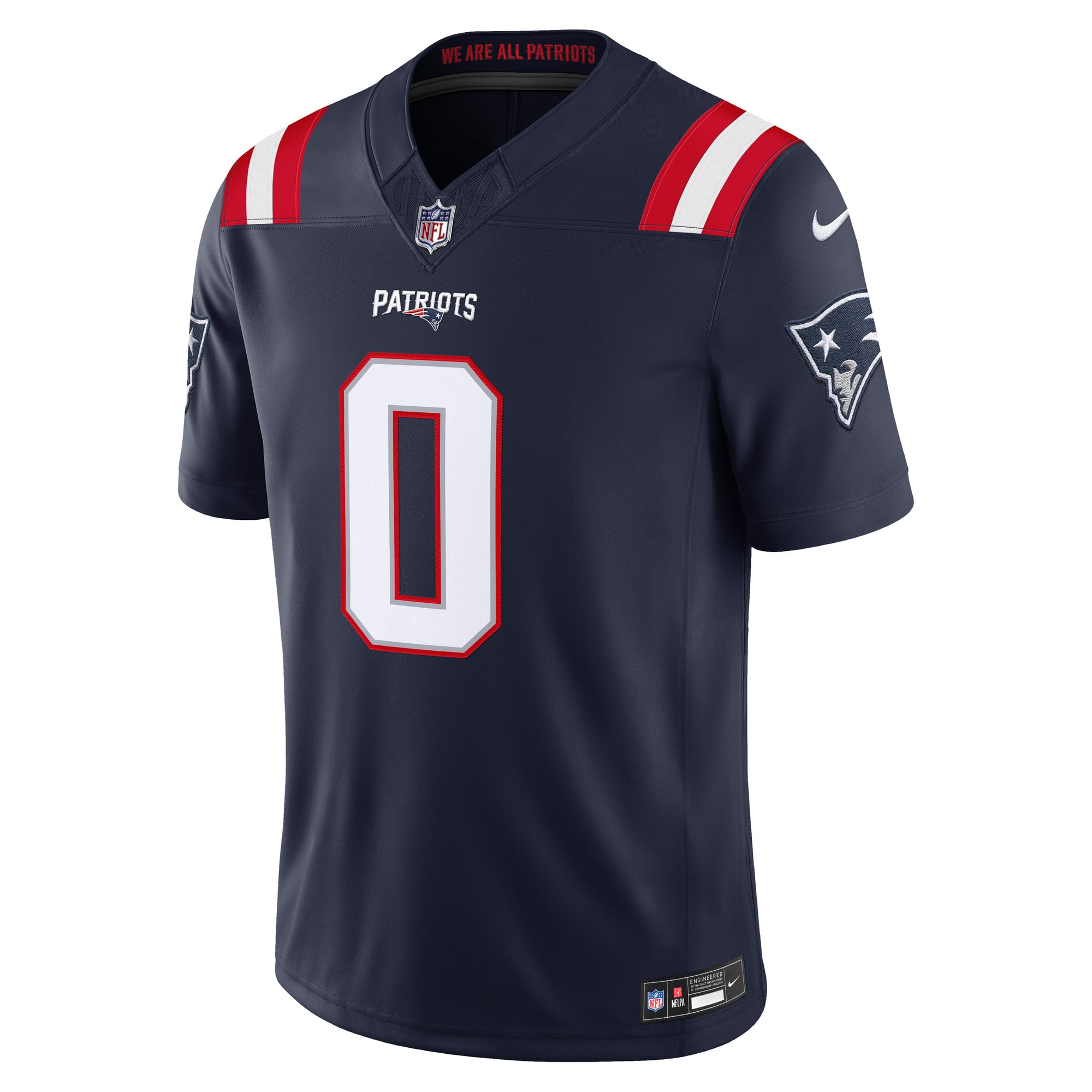 Maillot Nike Christian Gonzalez rouge New England Patriots Alternate Vapor F.U.S.E. Stitched Limited pour homme