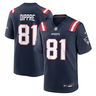 CJ Dippre New England Patriots Nike Team Game Jersey - Navy