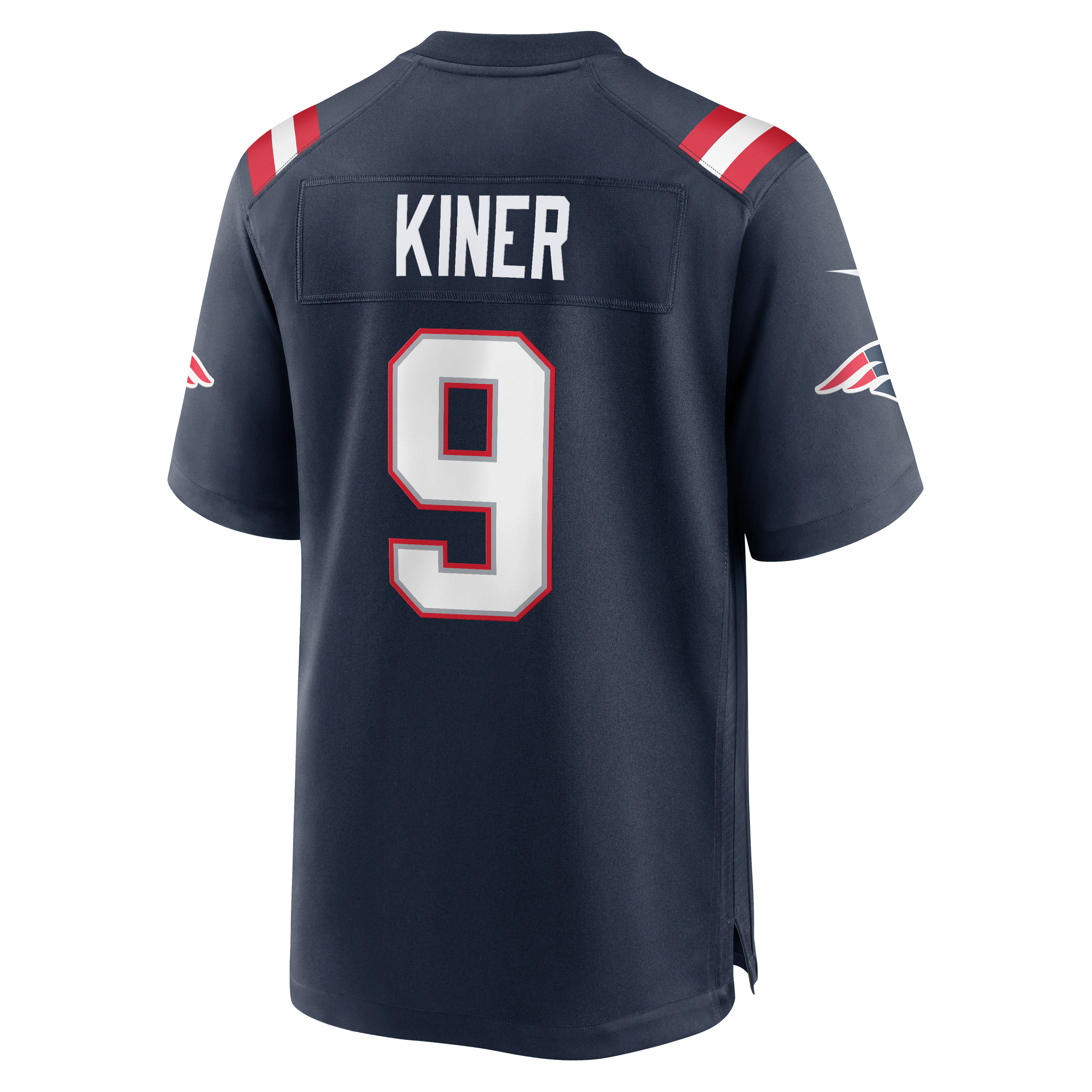Men's Nike Corey Kiner Navy New England Patriots Team Game Jersey