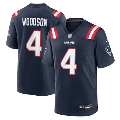 Craig Woodson New England Patriots Nike Team Game Jersey - Navy