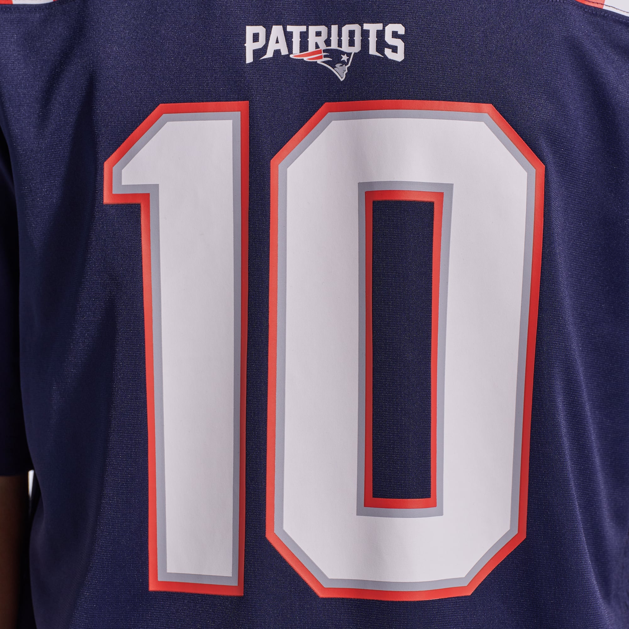 Men's Nike Drake Maye Navy New England Patriots  Player Game Jersey