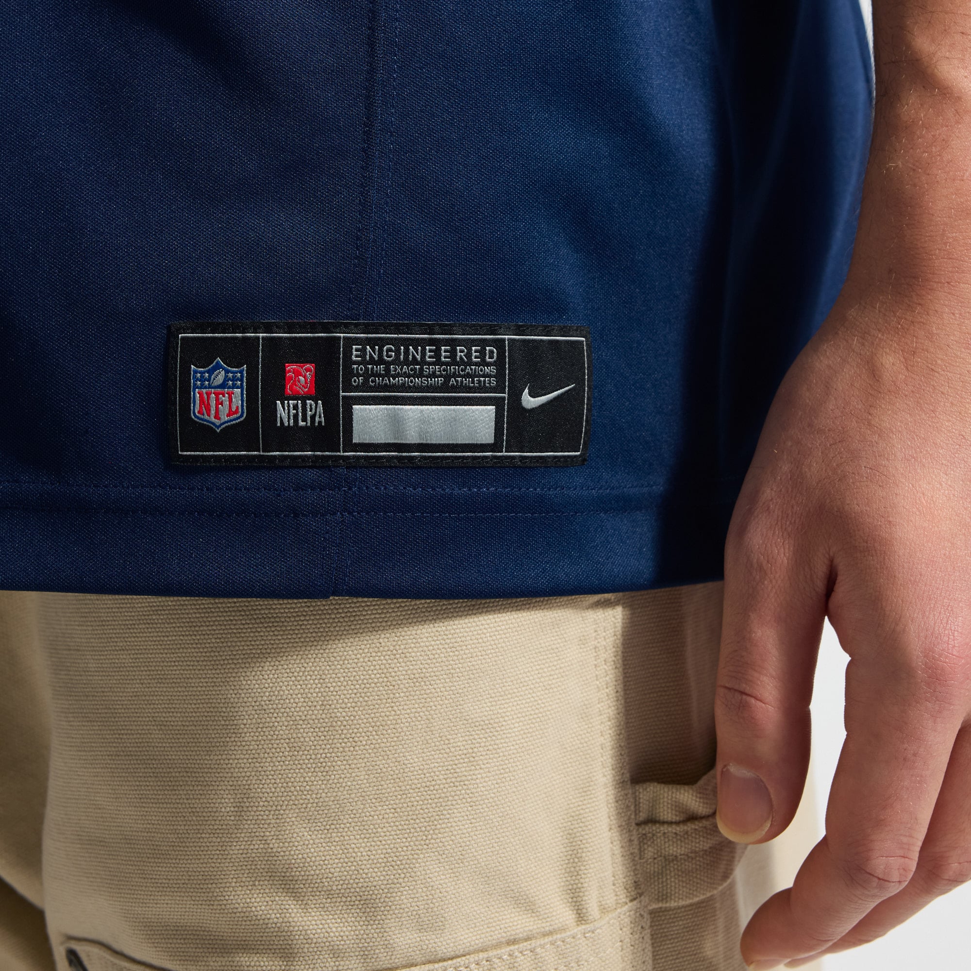 Maillot Nike Drake Maye bleu marine New England Patriots Team Vapor F.U.S.E. Stitched Limited pour homme