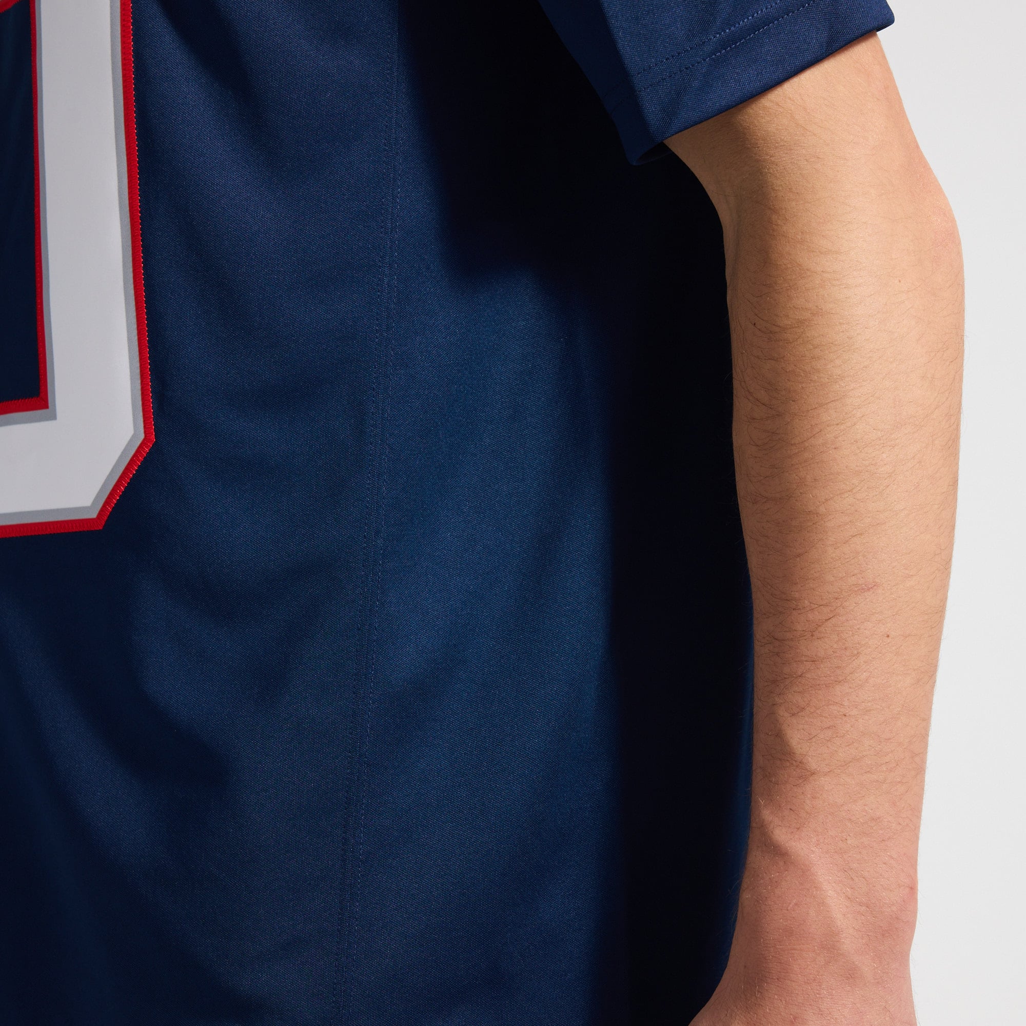 Maillot Nike Drake Maye bleu marine New England Patriots Team Vapor F.U.S.E. Stitched Limited pour homme