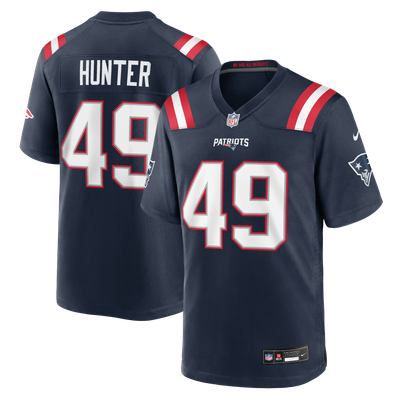Erick Hunter New England Patriots Nike Team Game Jersey - Navy