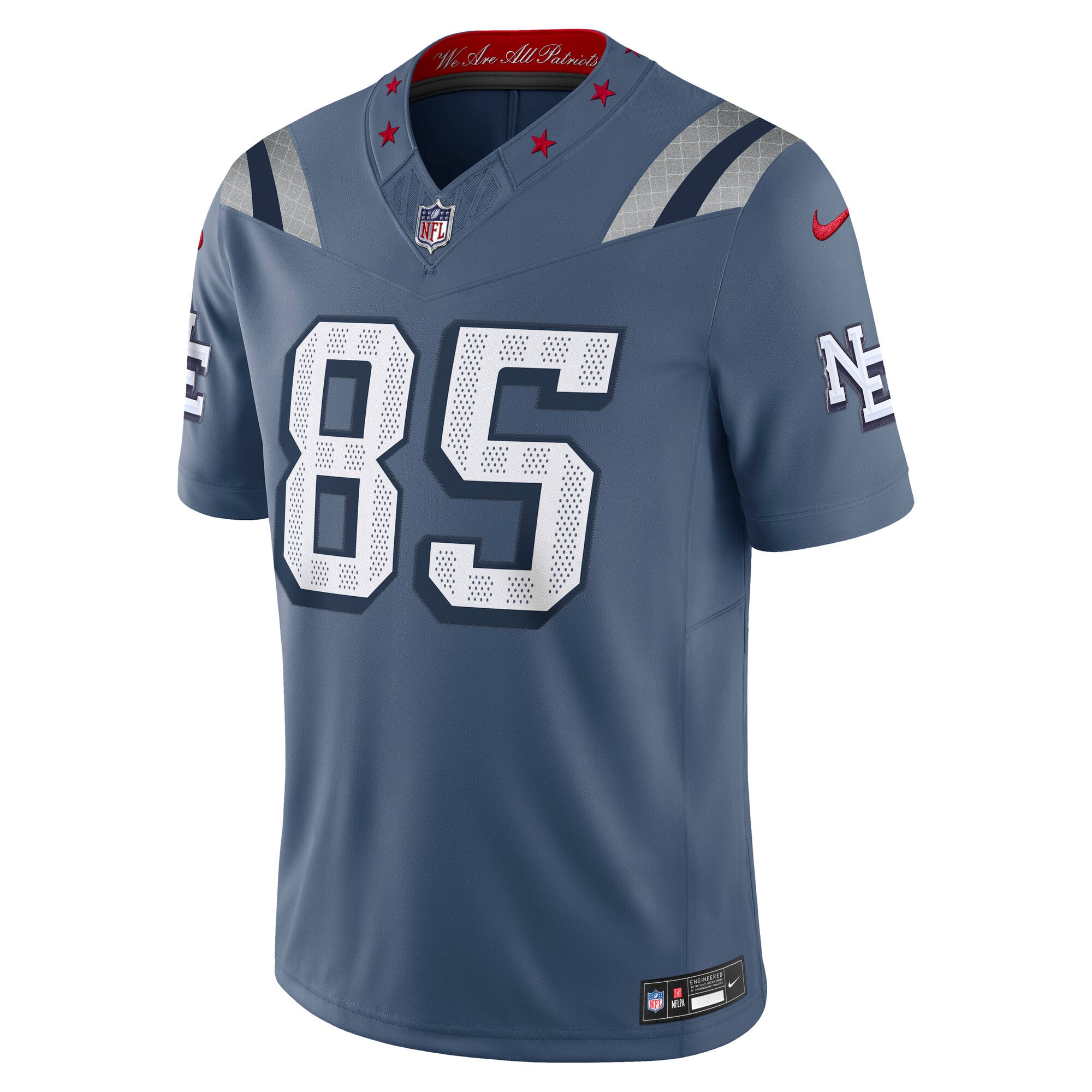 Men's Nike Hunter Henry Blue New England Patriots Rivalries Collection Stitched Limited Jersey