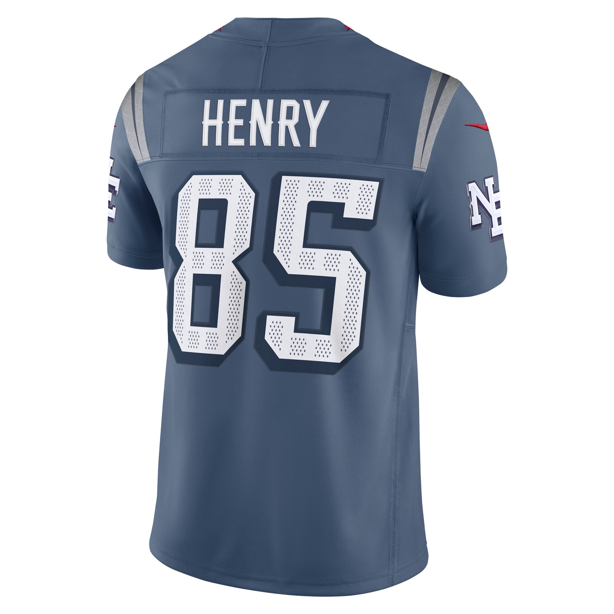 Men's Nike Hunter Henry Blue New England Patriots Rivalries Collection Stitched Limited Jersey