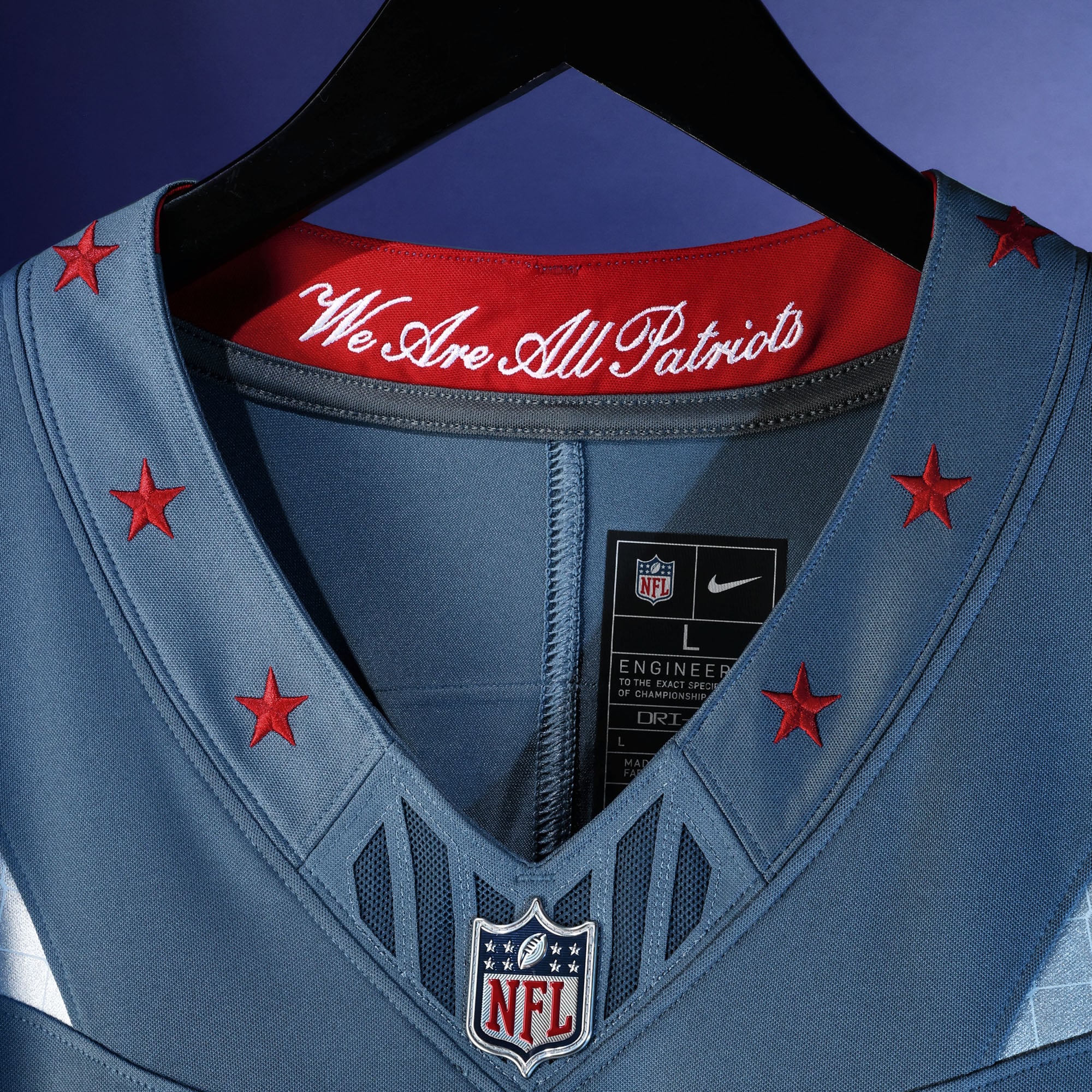 Men's Nike Hunter Henry Blue New England Patriots Rivalries Collection Stitched Limited Jersey