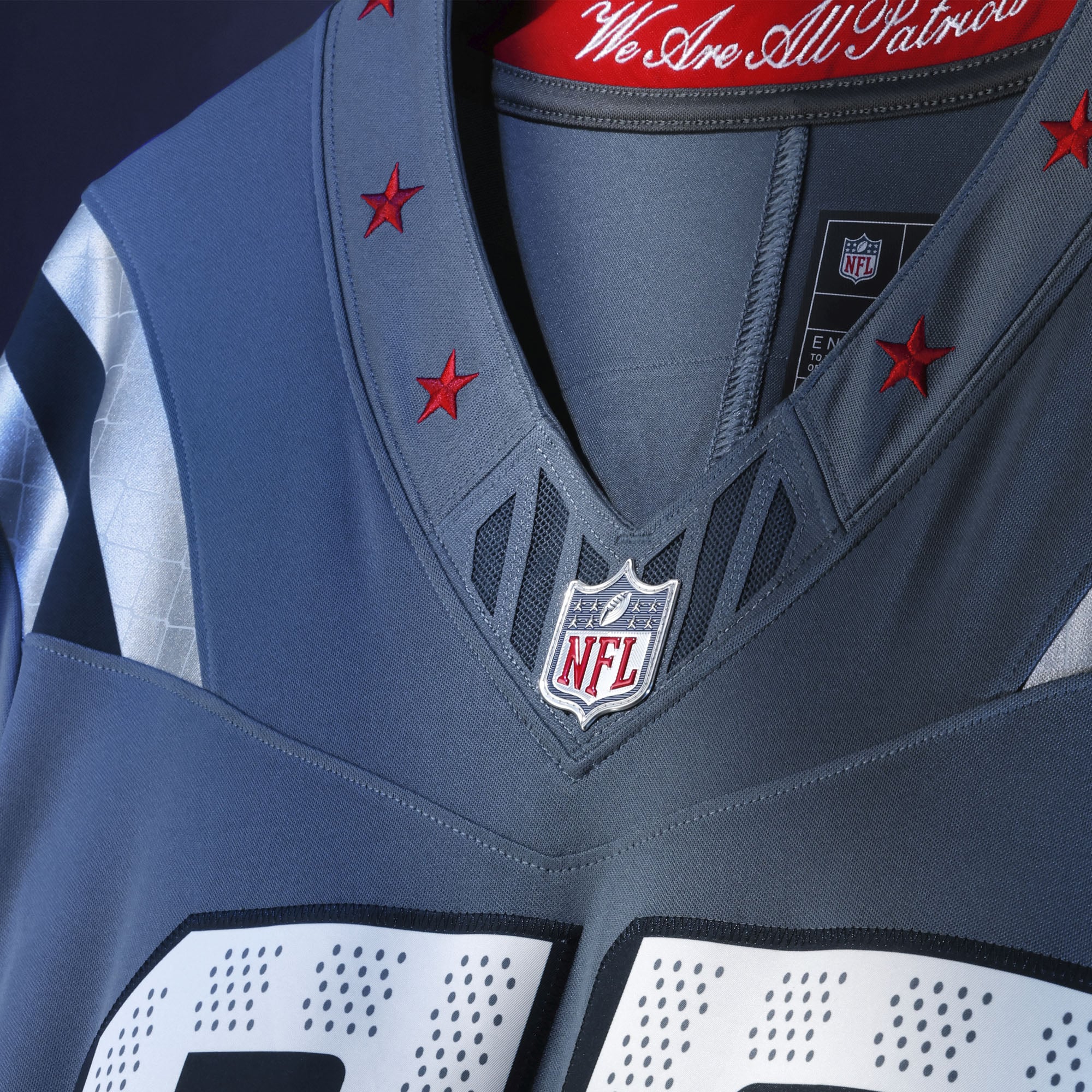 Men's Nike Hunter Henry Blue New England Patriots Rivalries Collection Stitched Limited Jersey