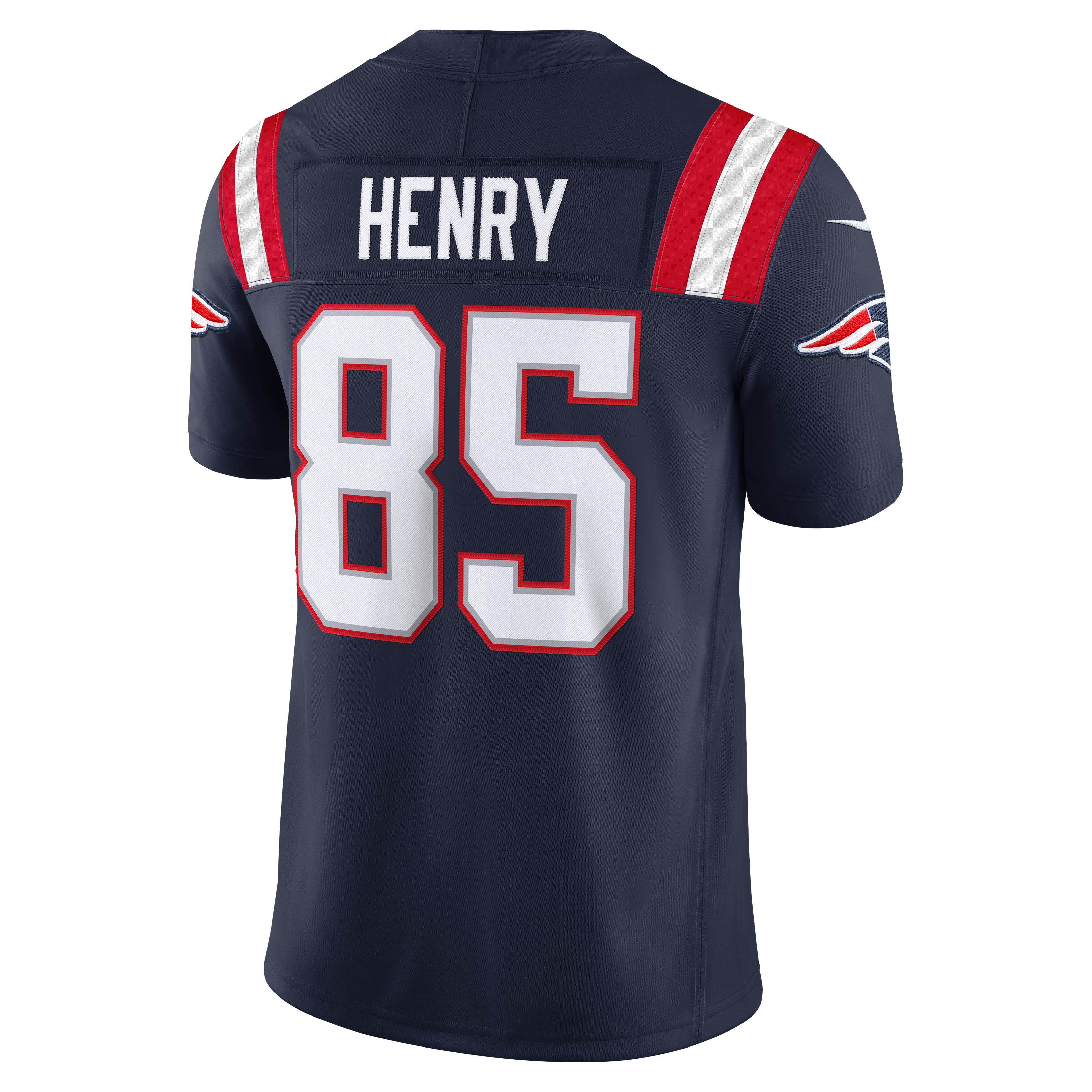 Maillot Nike Hunter Henry bleu marine New England Patriots Team Vapor F.U.S.E. Stitched Limited pour homme