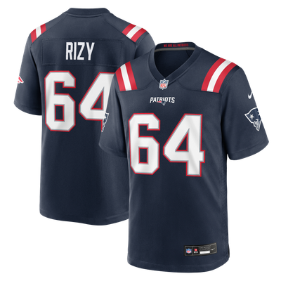 Jacob Rizy New England Patriots Nike Team Game Jersey - Navy