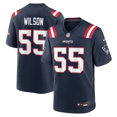 Jared Wilson New England Patriots Nike Team Game Jersey - Navy
