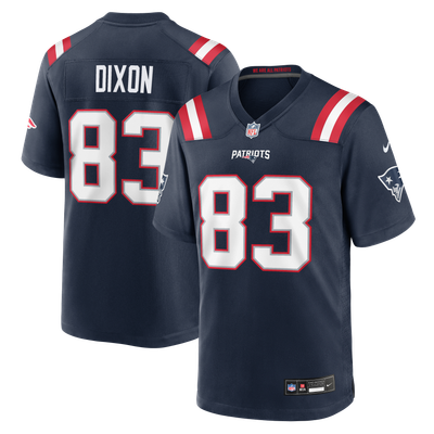 Kyle Dixon New England Patriots Nike Team Game Jersey - Navy