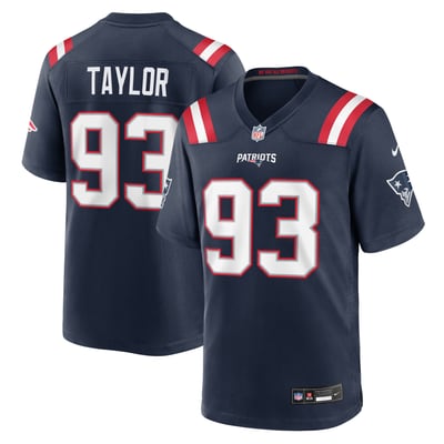 Leonard Taylor New England Patriots Nike Team Game Jersey - Navy