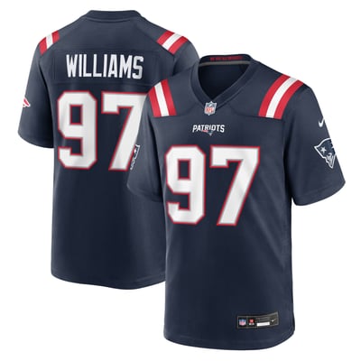 Milton Williams New England Patriots Nike Team Game Jersey - Navy