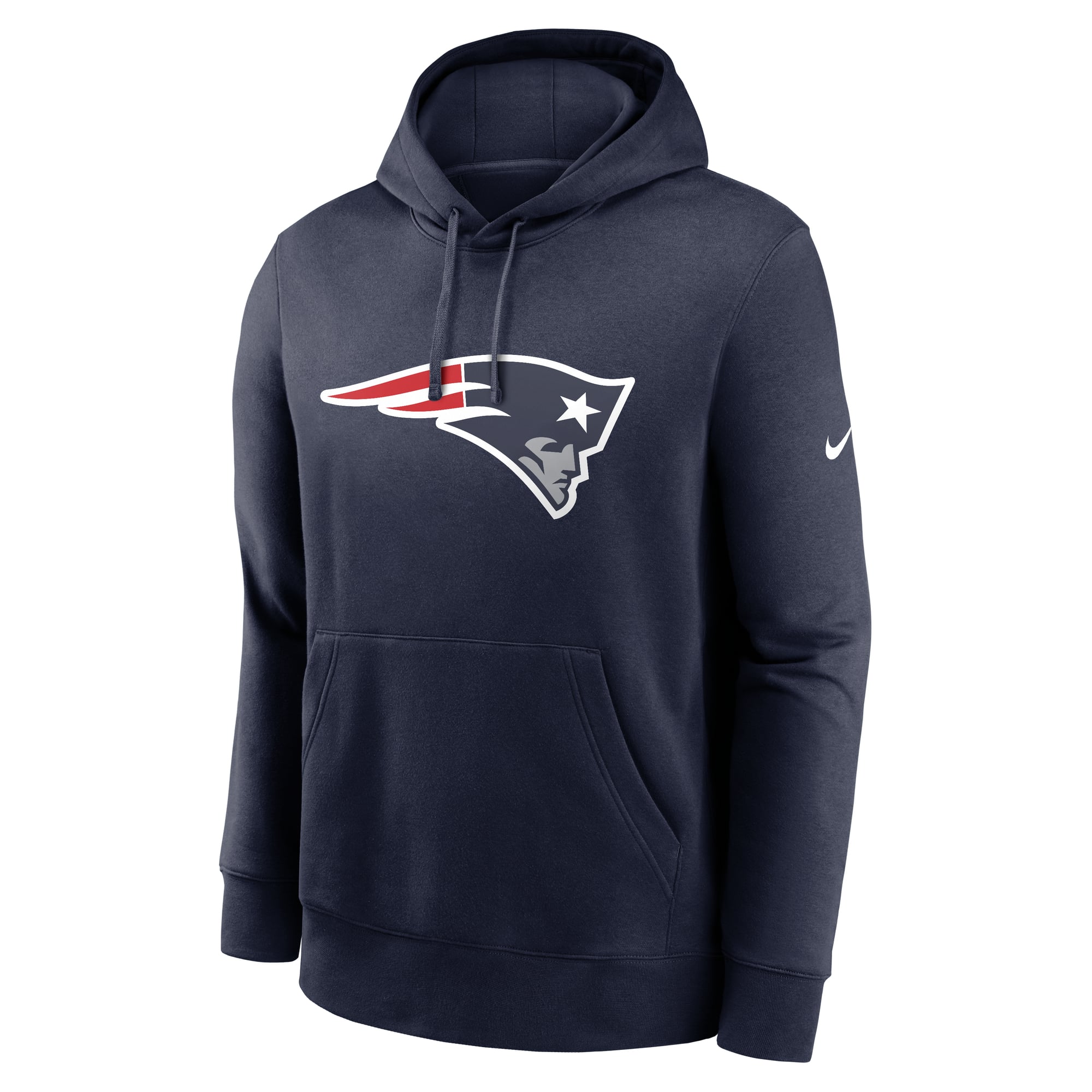 Men's Nike Navy New England Patriots Club Fleece Pullover Hoodie