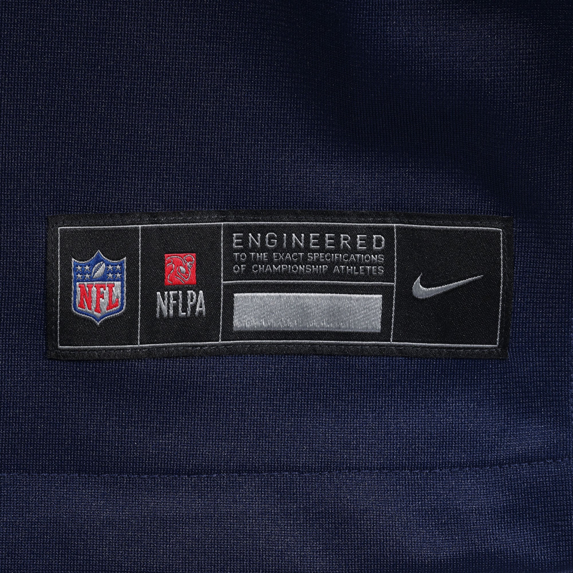 Patriots de la Nouvelle-Angleterre Nike pour homme - Bleu marine Maillot match personnalisé