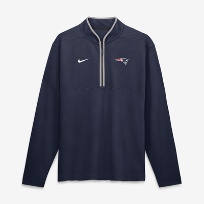  New England Patriots Nike Dri-FIT Victory Half-Zip Pullover - Navy