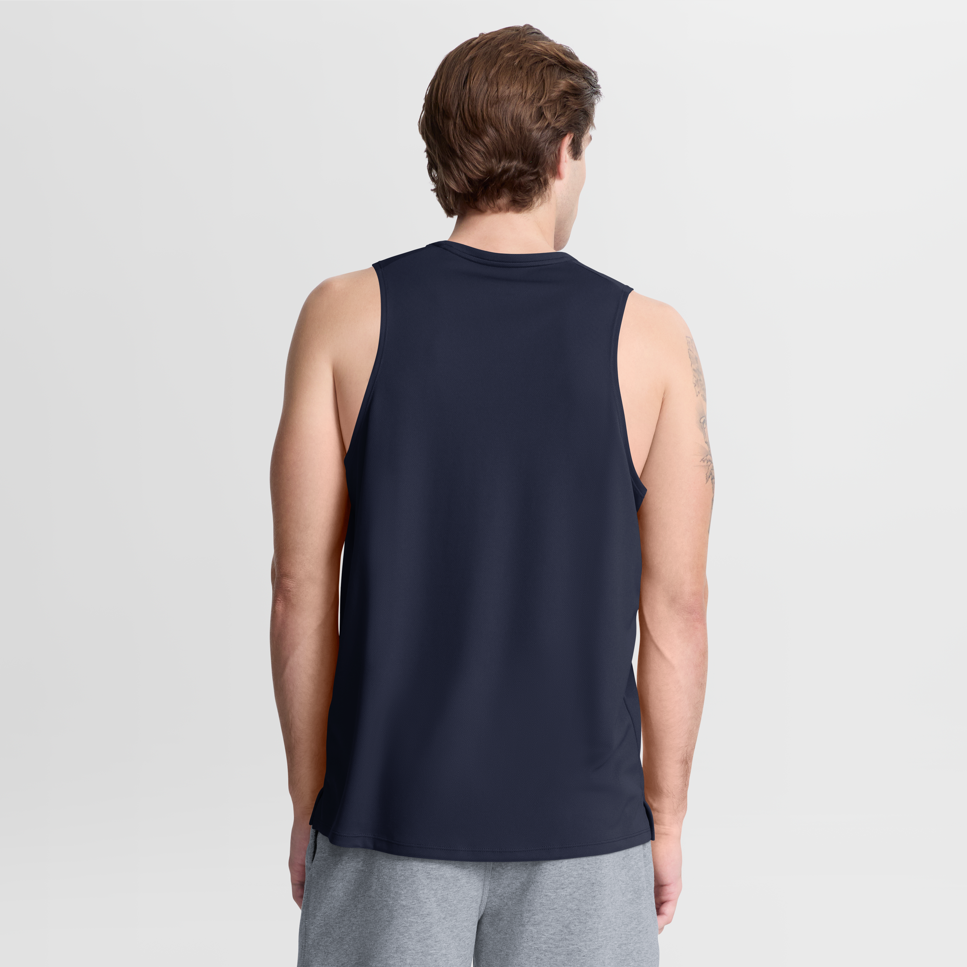 Men's Nike Navy New England Patriots Kickoff Miler Dri-FIT Tank Top