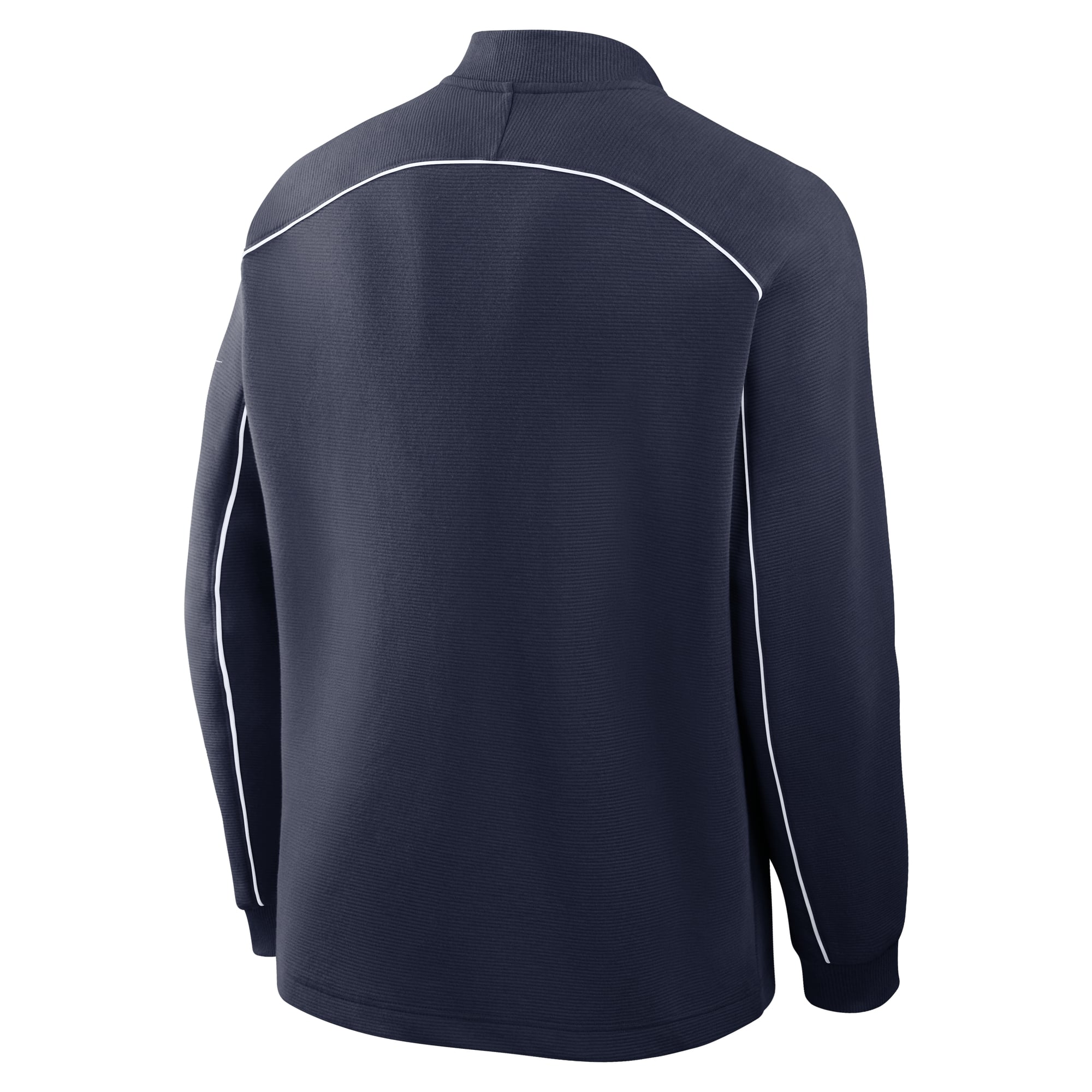 Pull-over Nike bleu marine New England Patriots Par Raglan Tri-Blend Therma-FIT à demi-zip pour homme