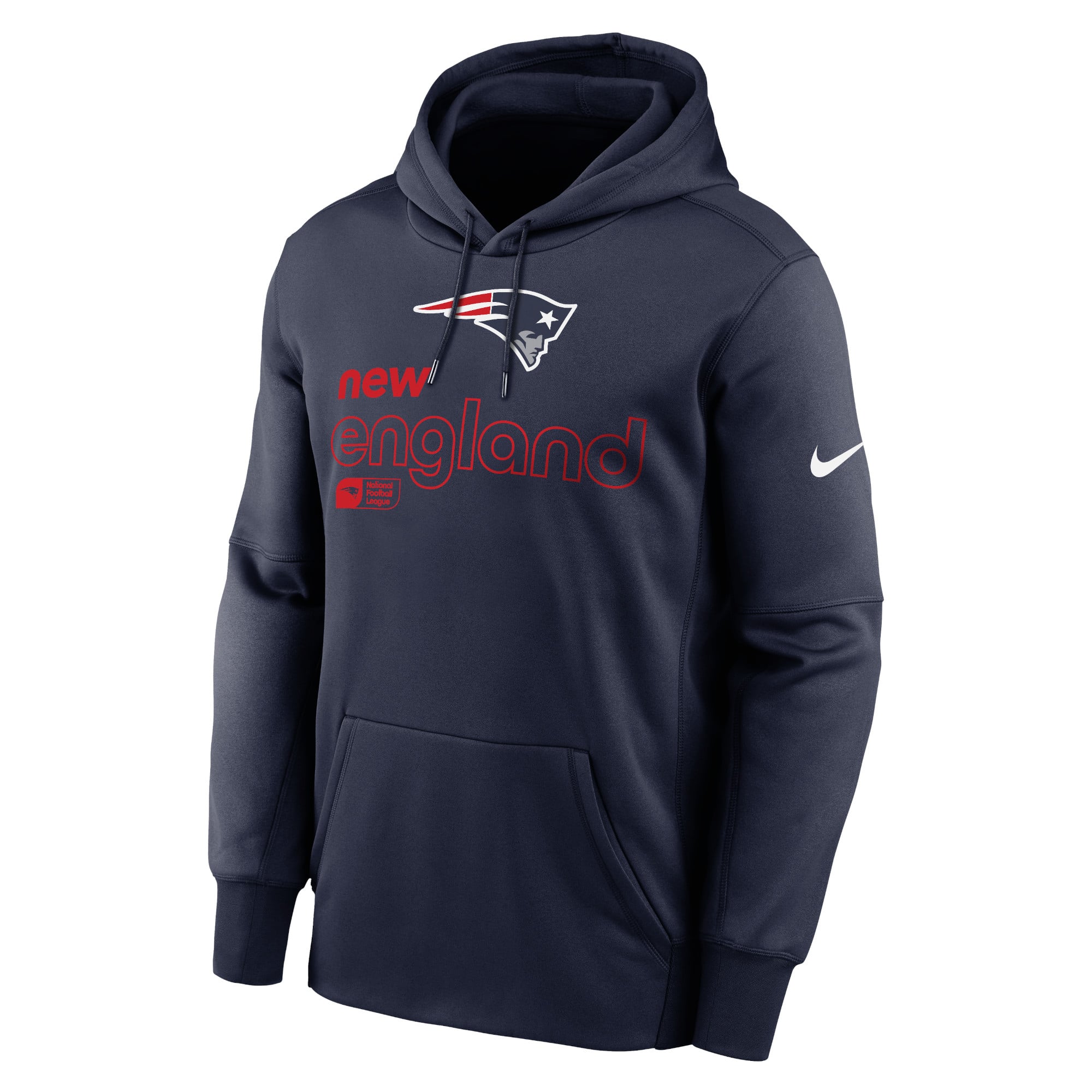 Sweat à capuche Nike pour hommes, bleu marine, New England Patriots Performance