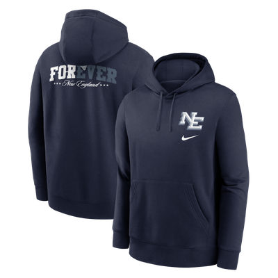  New England Patriots Nike Rivalries Collection Club Fleece Hoodie - Navy
